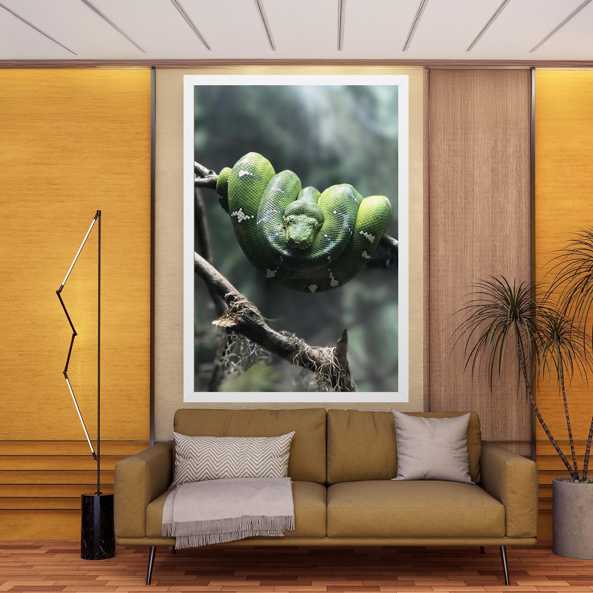 Tablou Canvas Sleepy Snake mockup 9