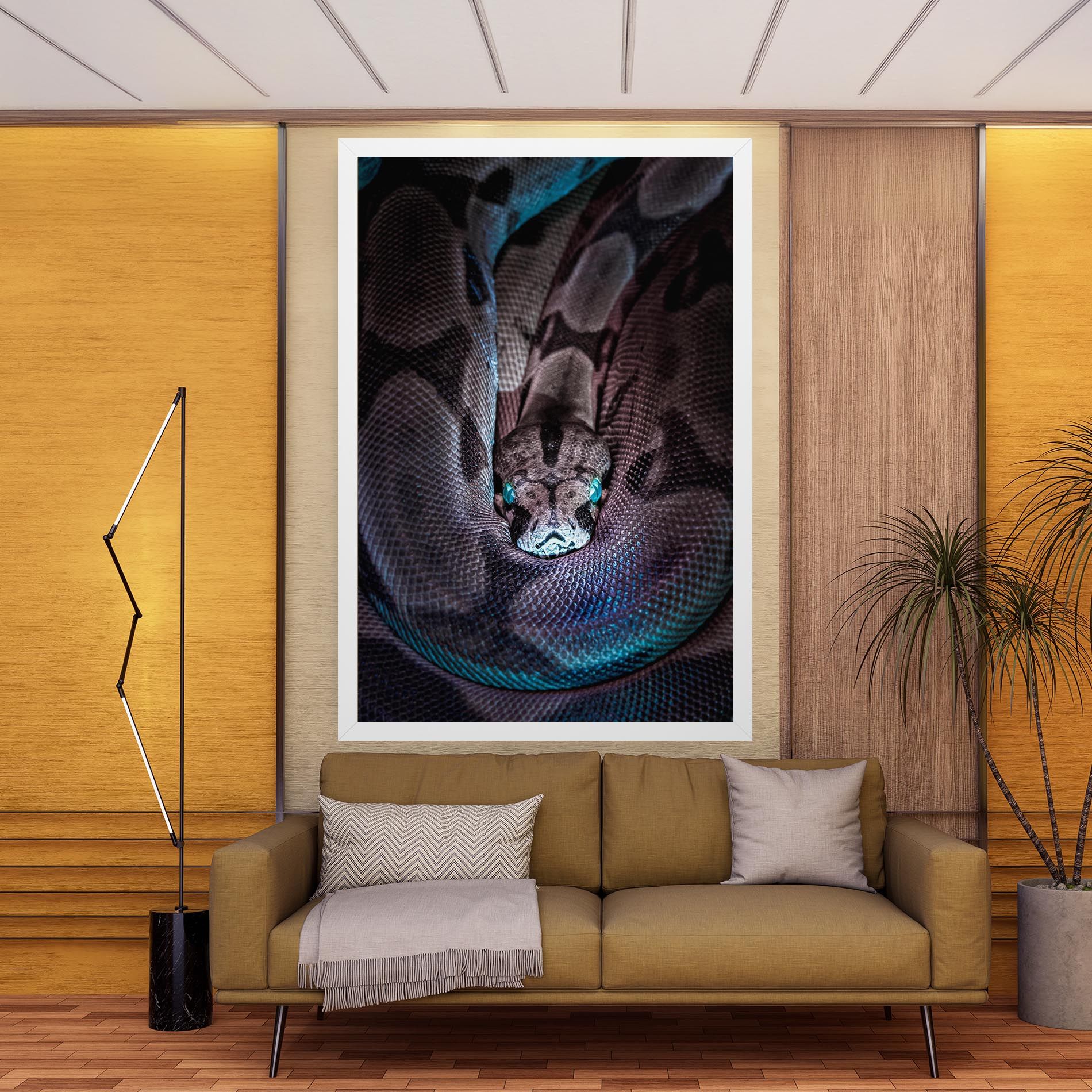 Vibrant Snake mockup 9