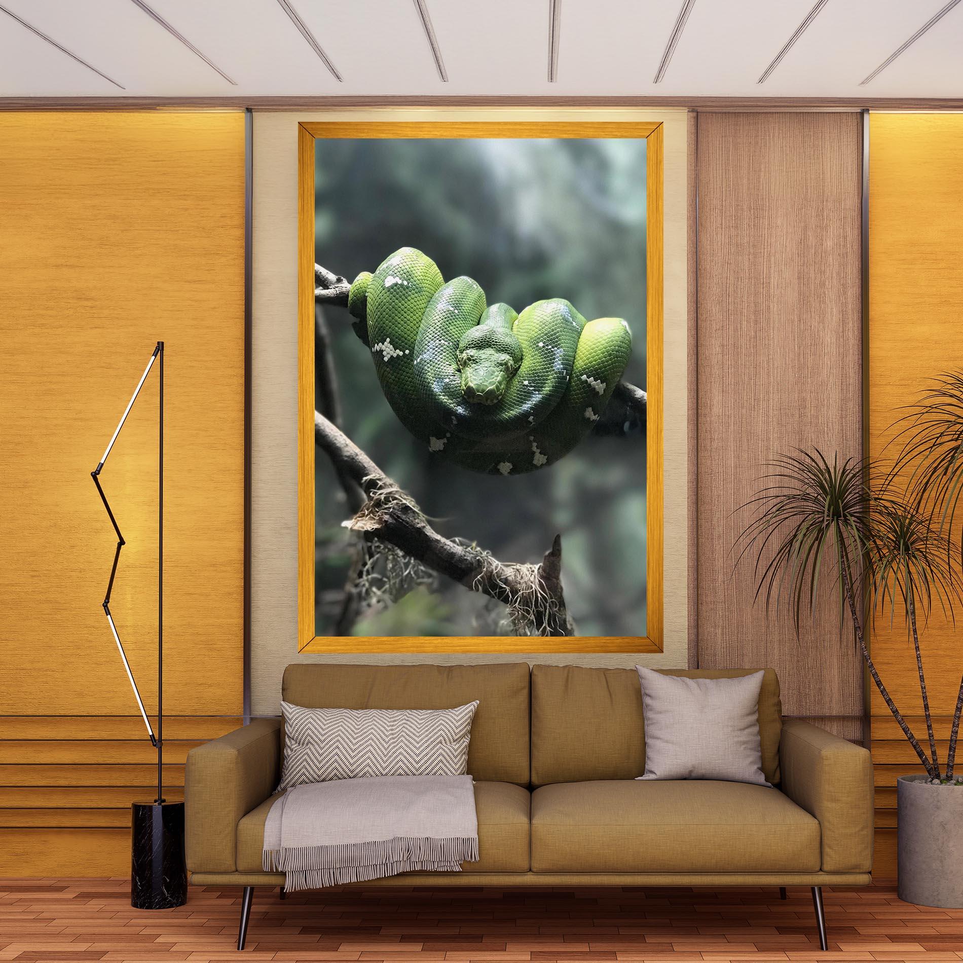 Tablou Canvas Sleepy Snake mockup 9