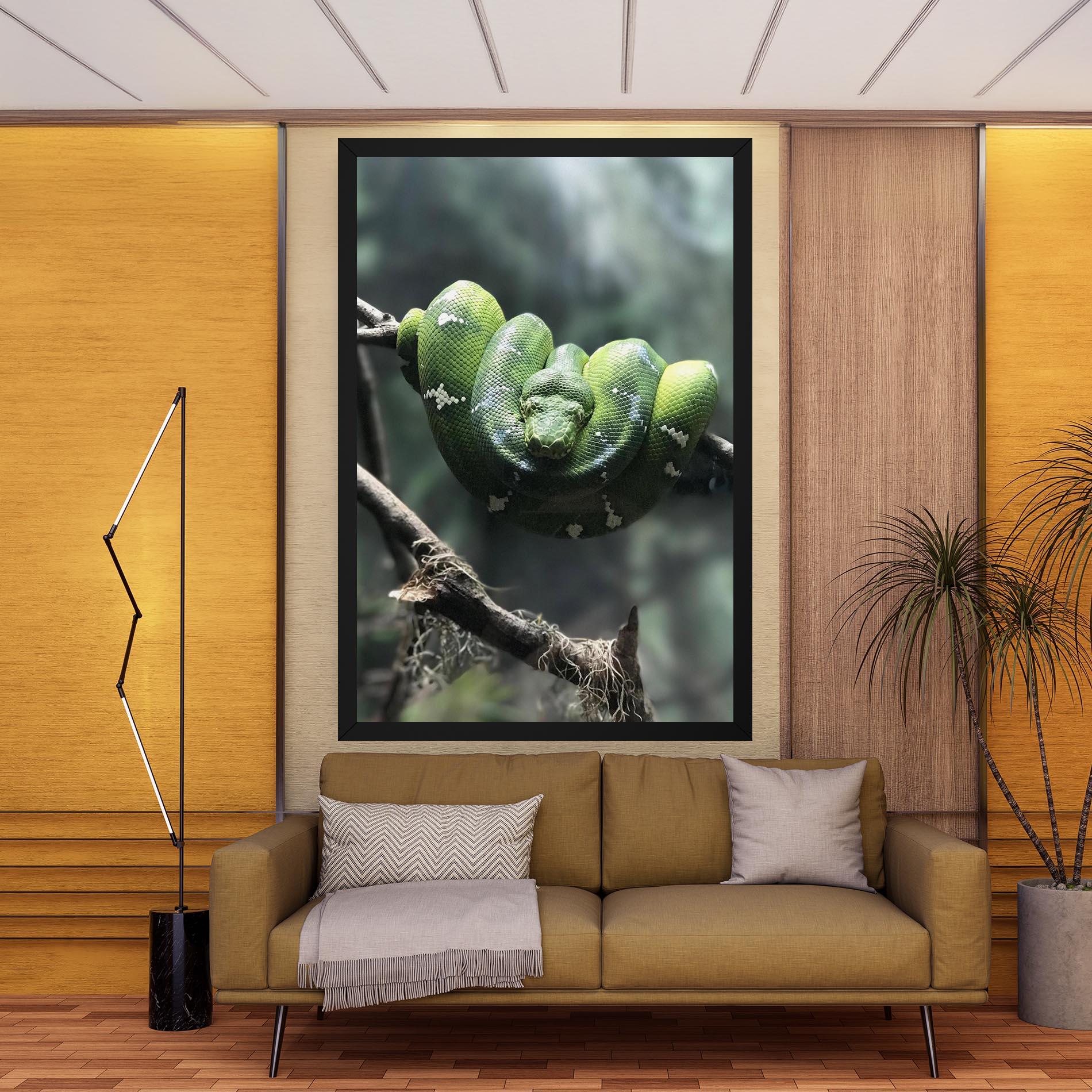 Tablou Canvas Sleepy Snake mockup 9