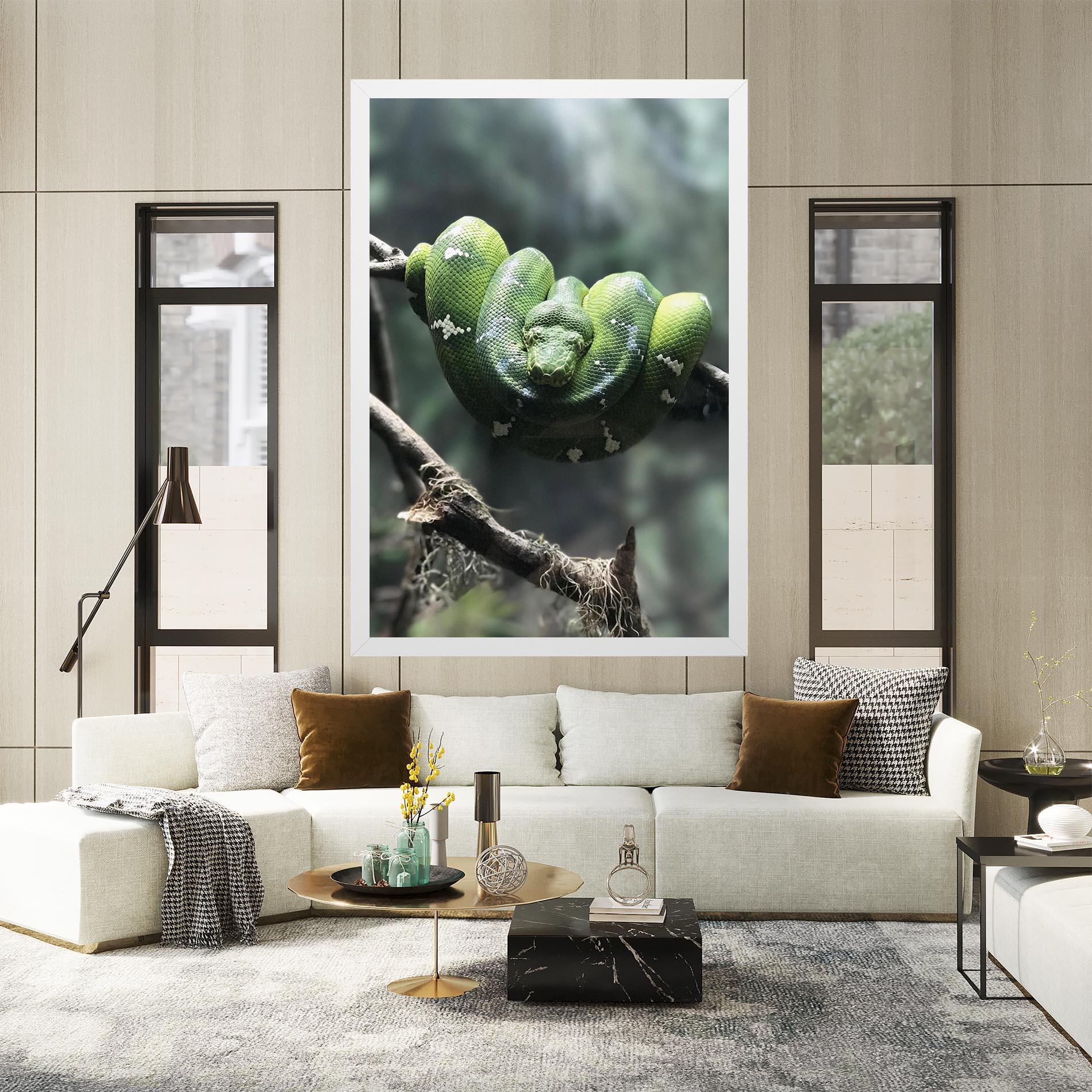 Tablou Canvas Sleepy Snake mockup 2