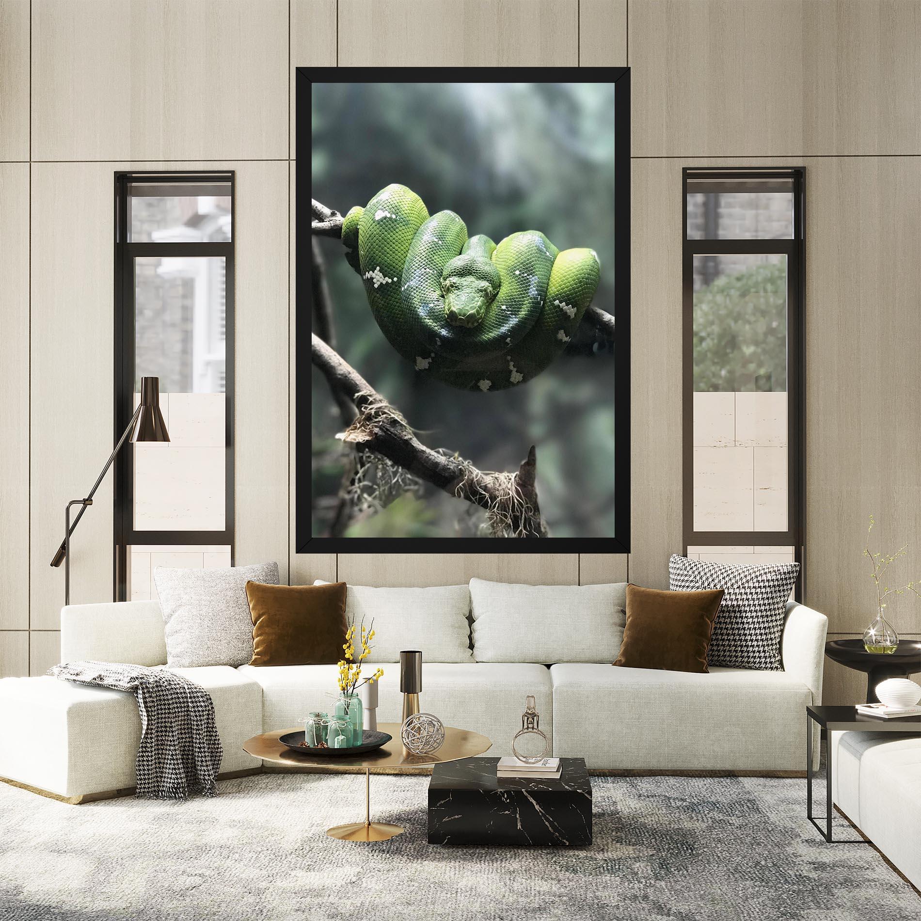 Tablou Canvas Sleepy Snake mockup 2