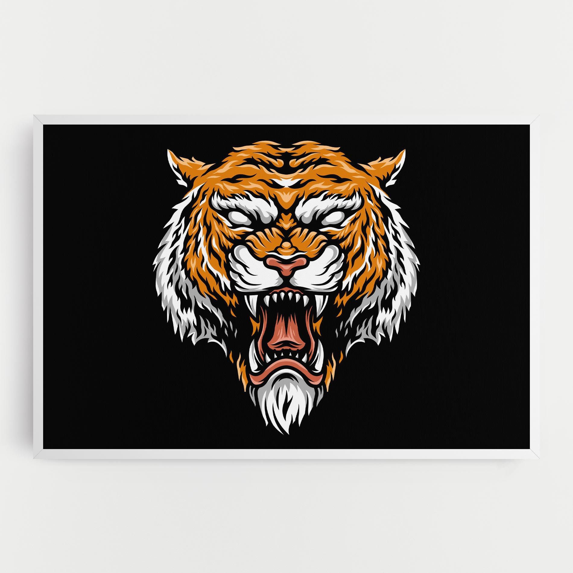 Angry Orange Tiger mockup 0