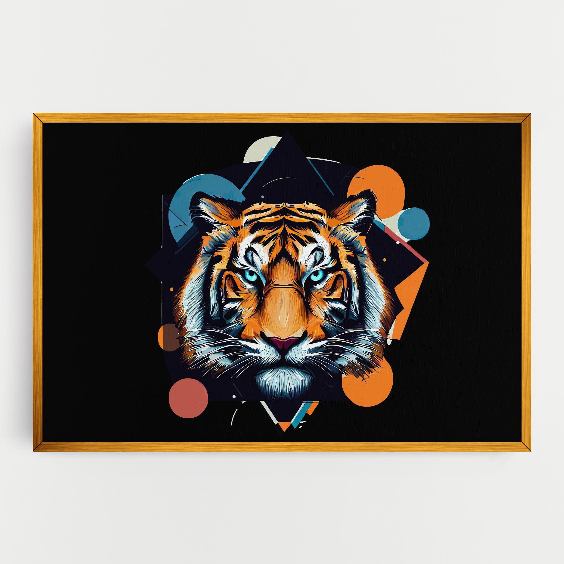 Geometric Tiger mockup 0