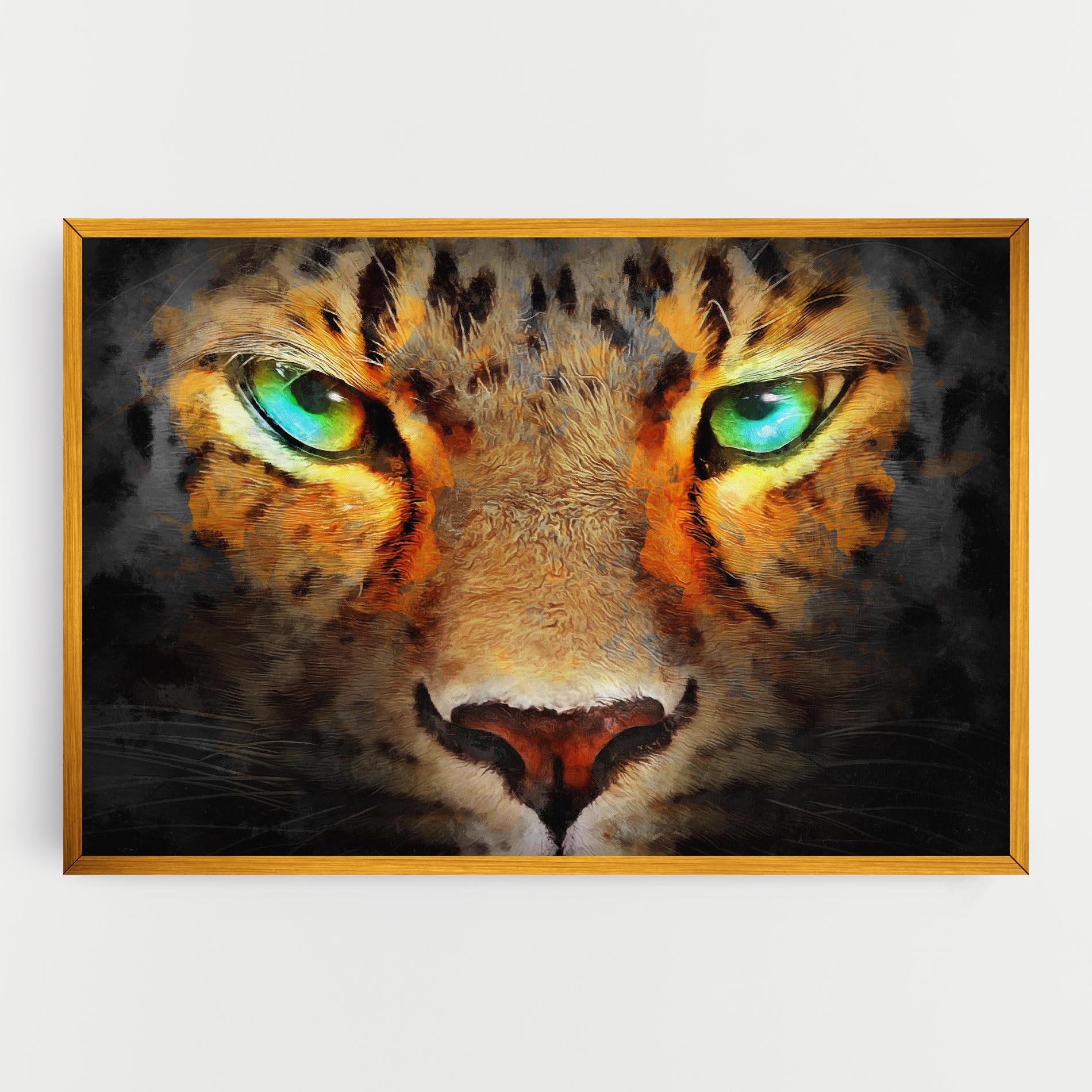 Tablou Canvas Tiger Eyes mockup 0