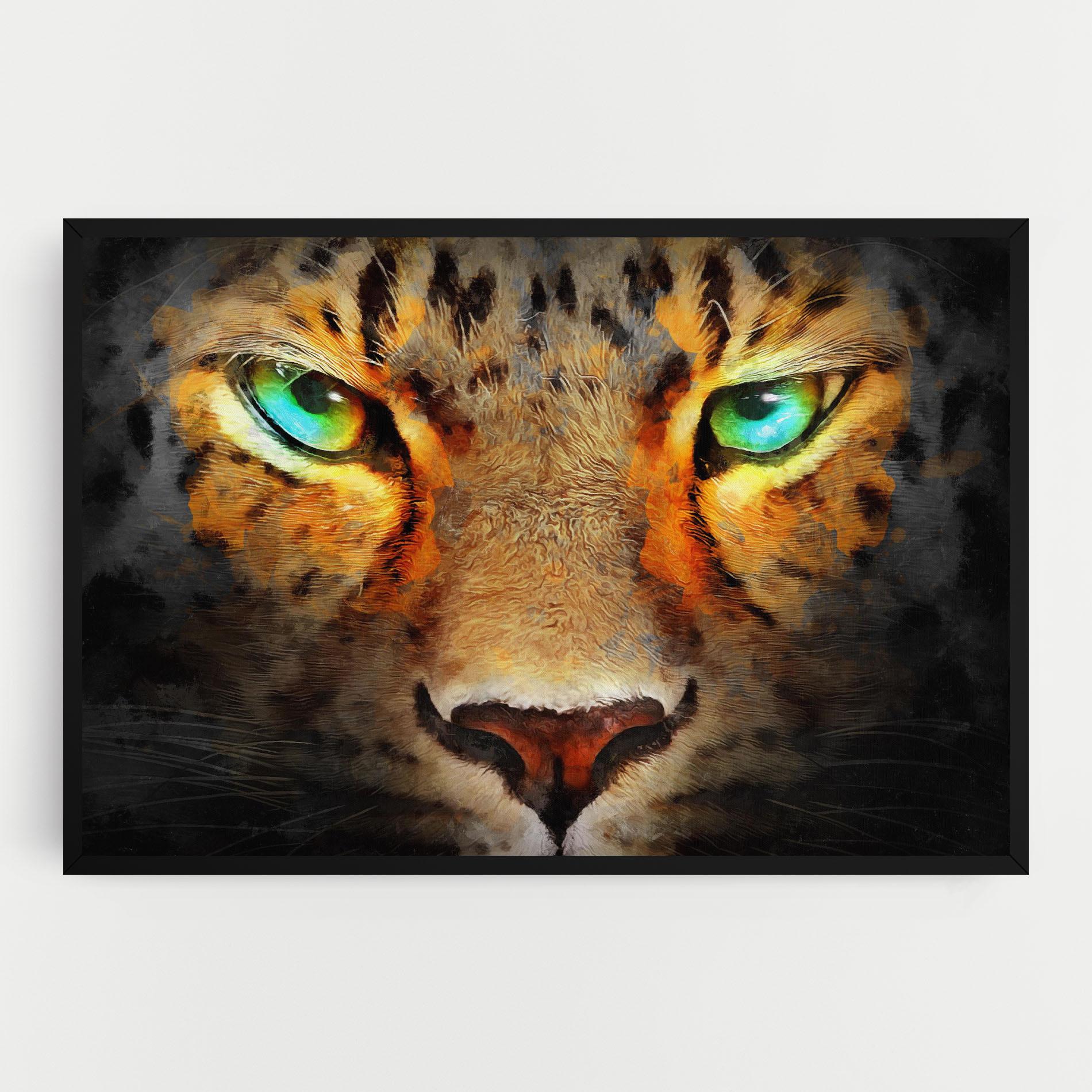 Tablou Canvas Tiger Eyes mockup 0