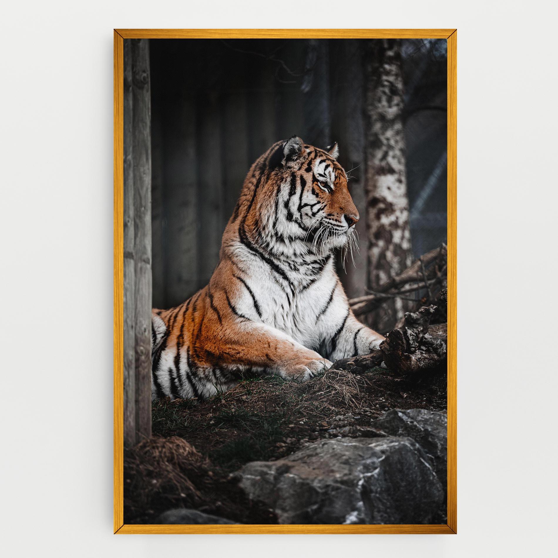 Tablou Canvas Forest Tiger mockup 0