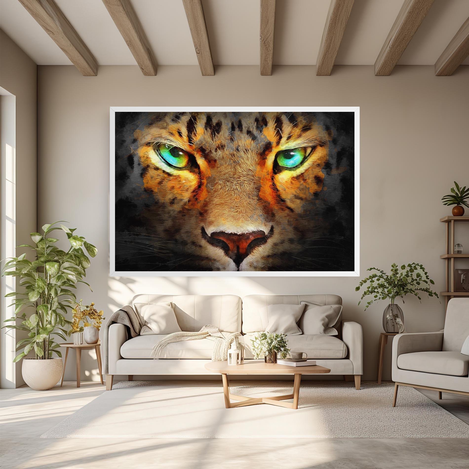 Tablou Canvas Tiger Eyes mockup 6