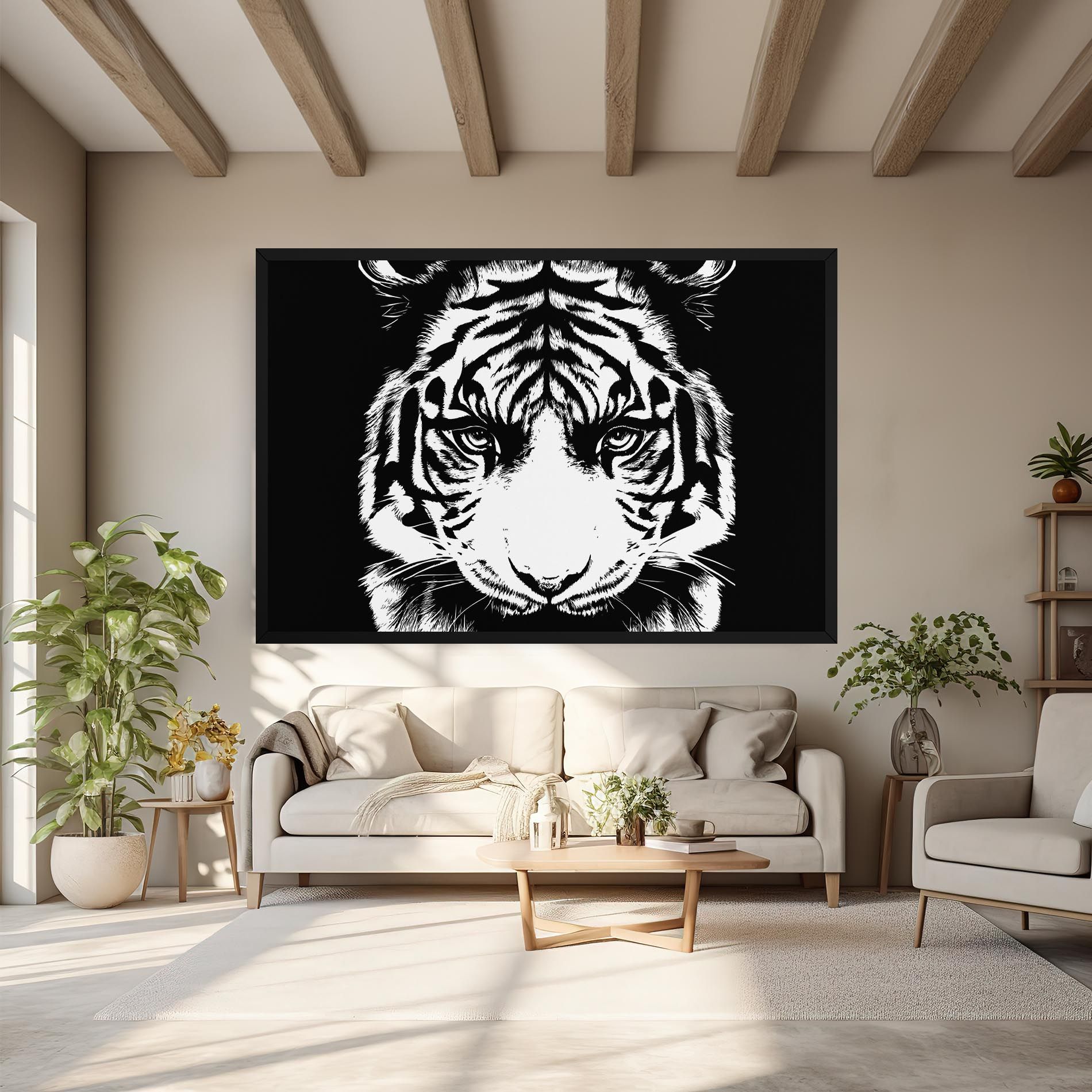Big Eyes Tiger mockup 6