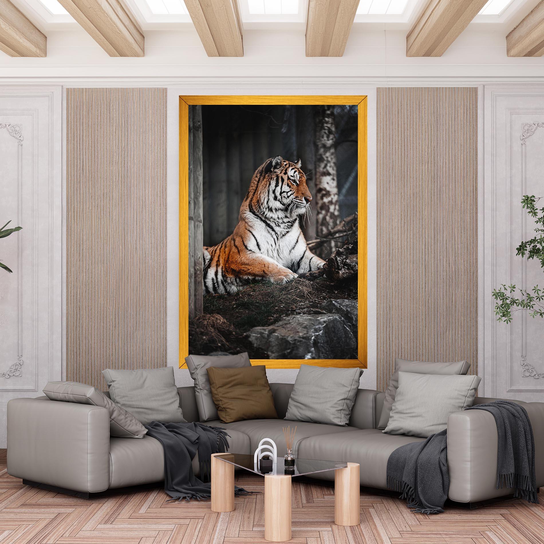 Tablou Canvas Forest Tiger mockup 6