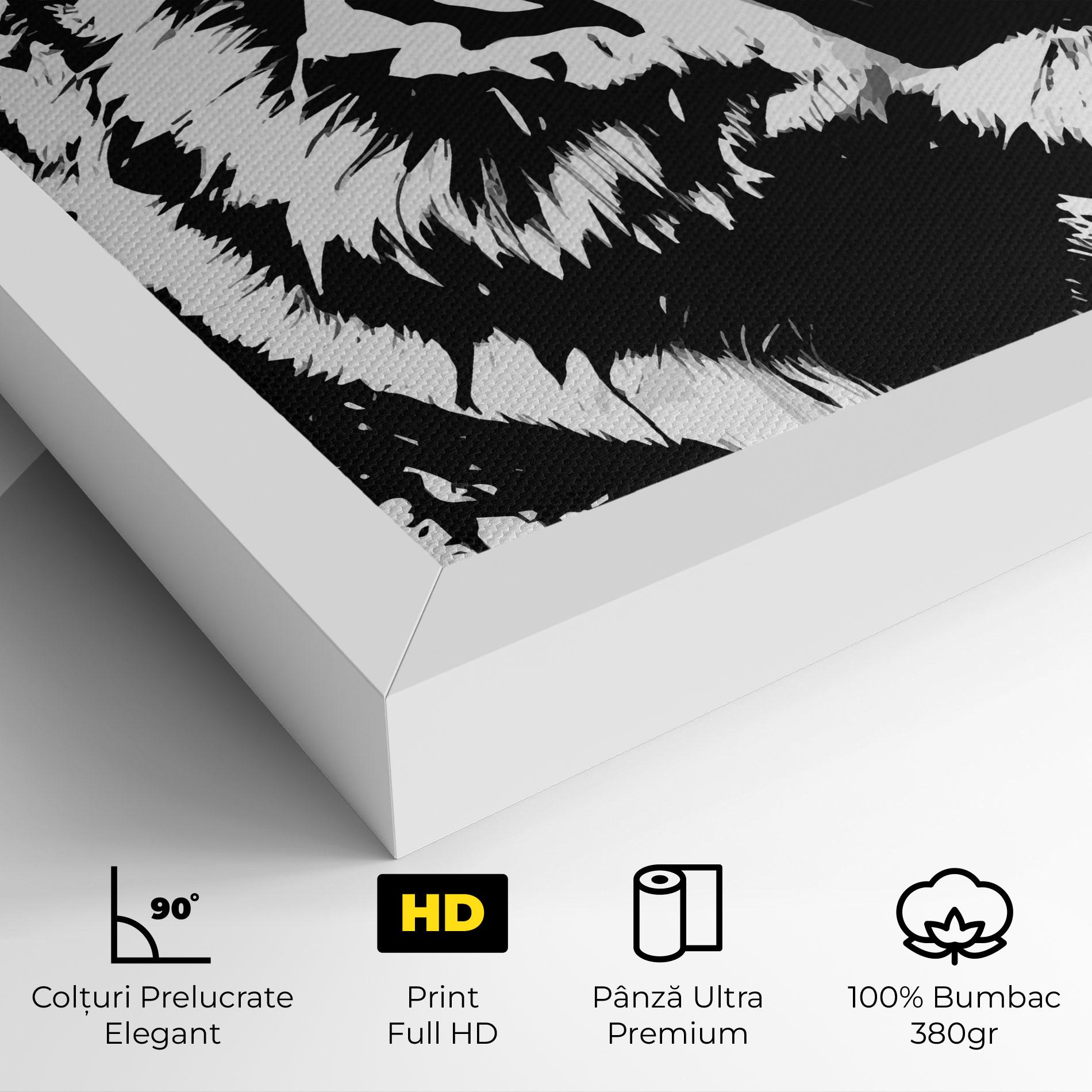 Tablou Canvas Ink Art Tiger mockup 4