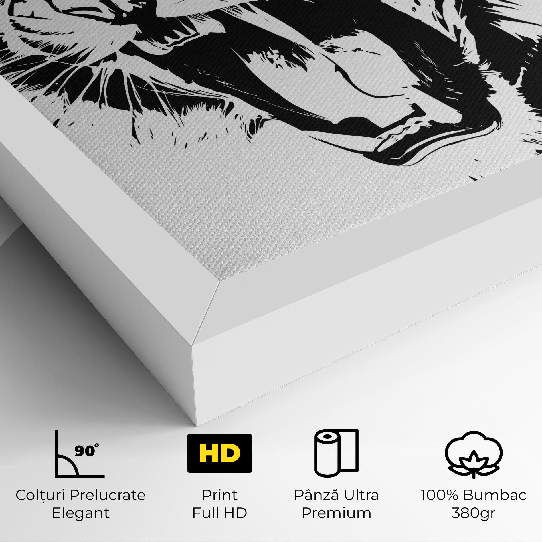 Tablou Canvas Roaring Tiger mockup 4