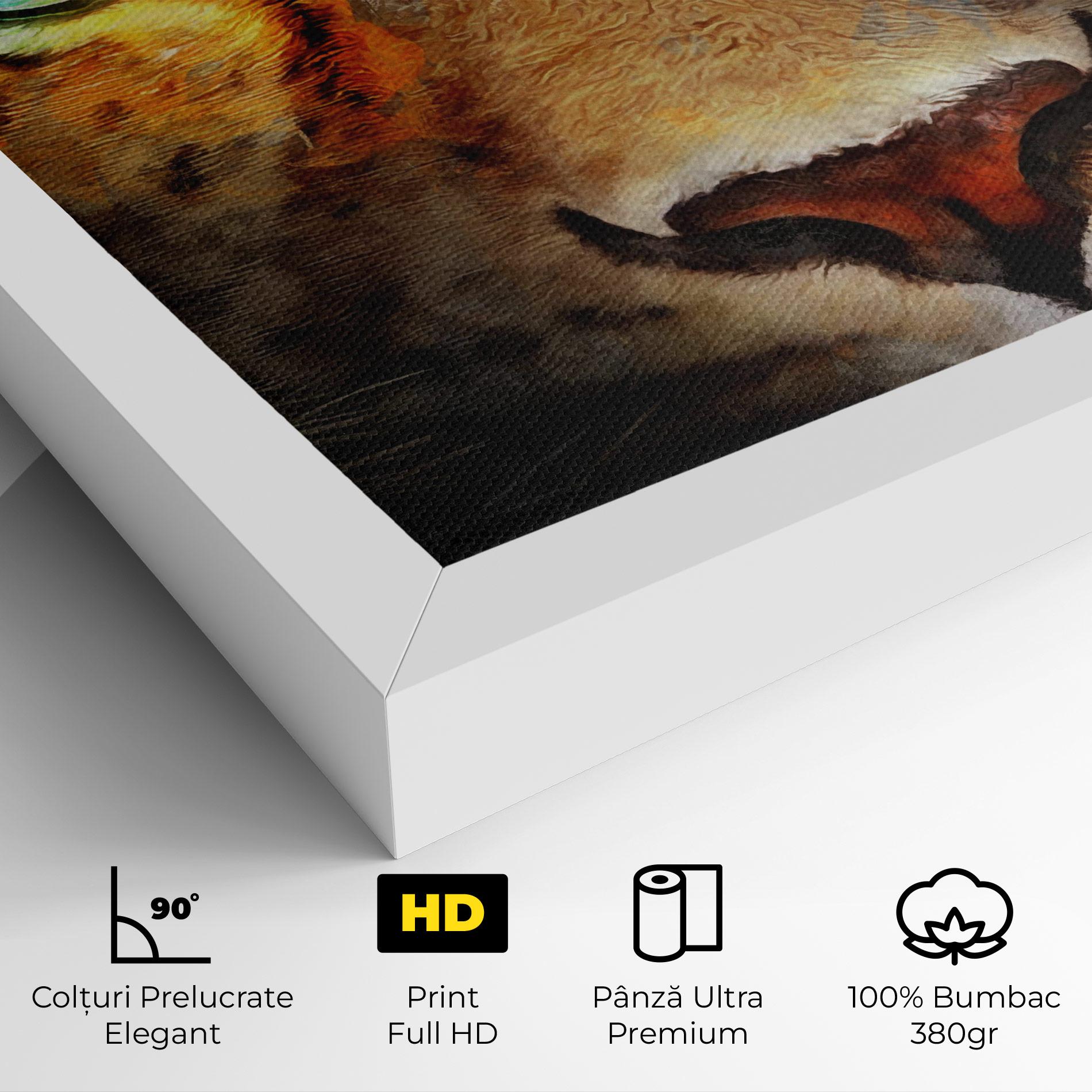 Tablou Canvas Tiger Eyes mockup 4