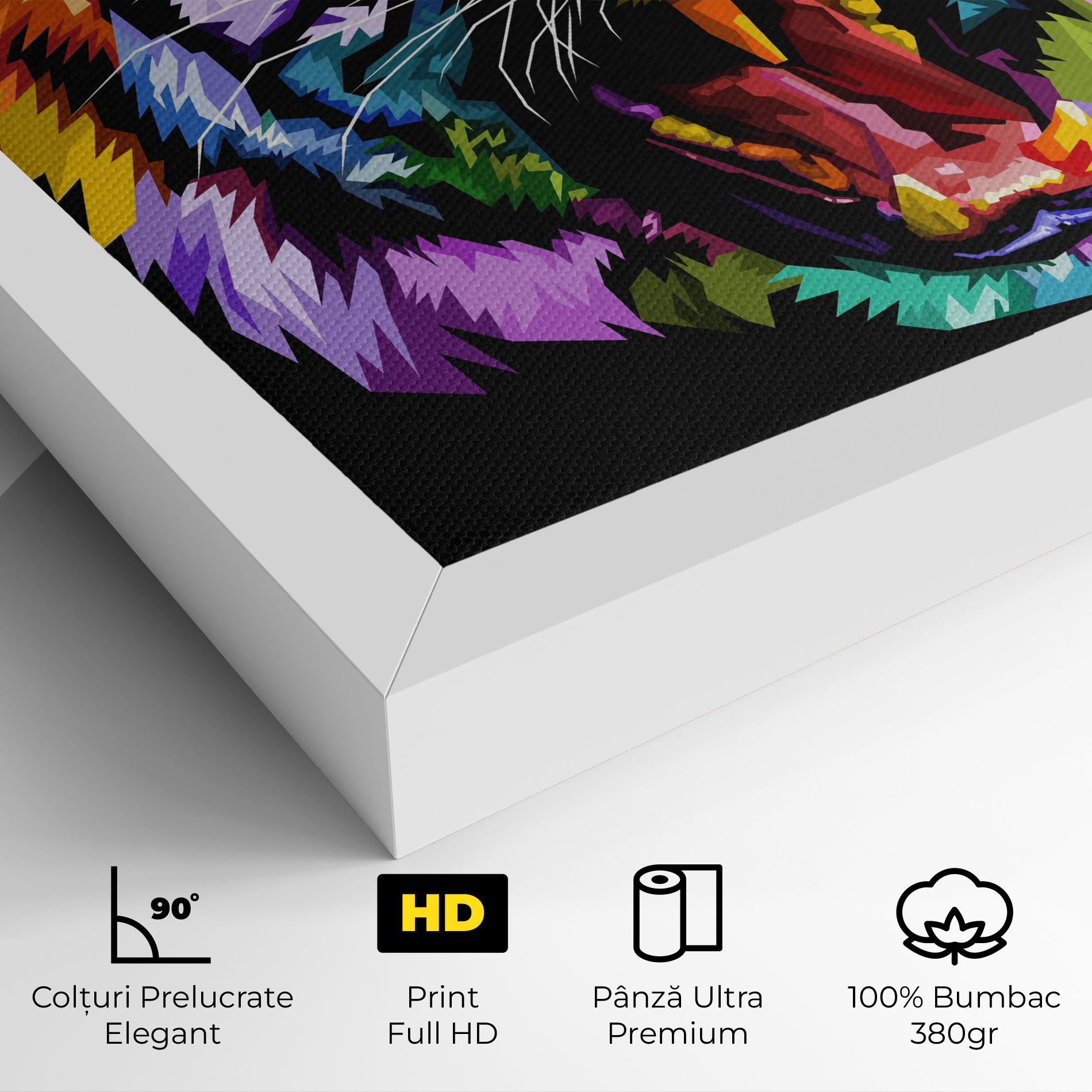 Tiger On Black mockup 4