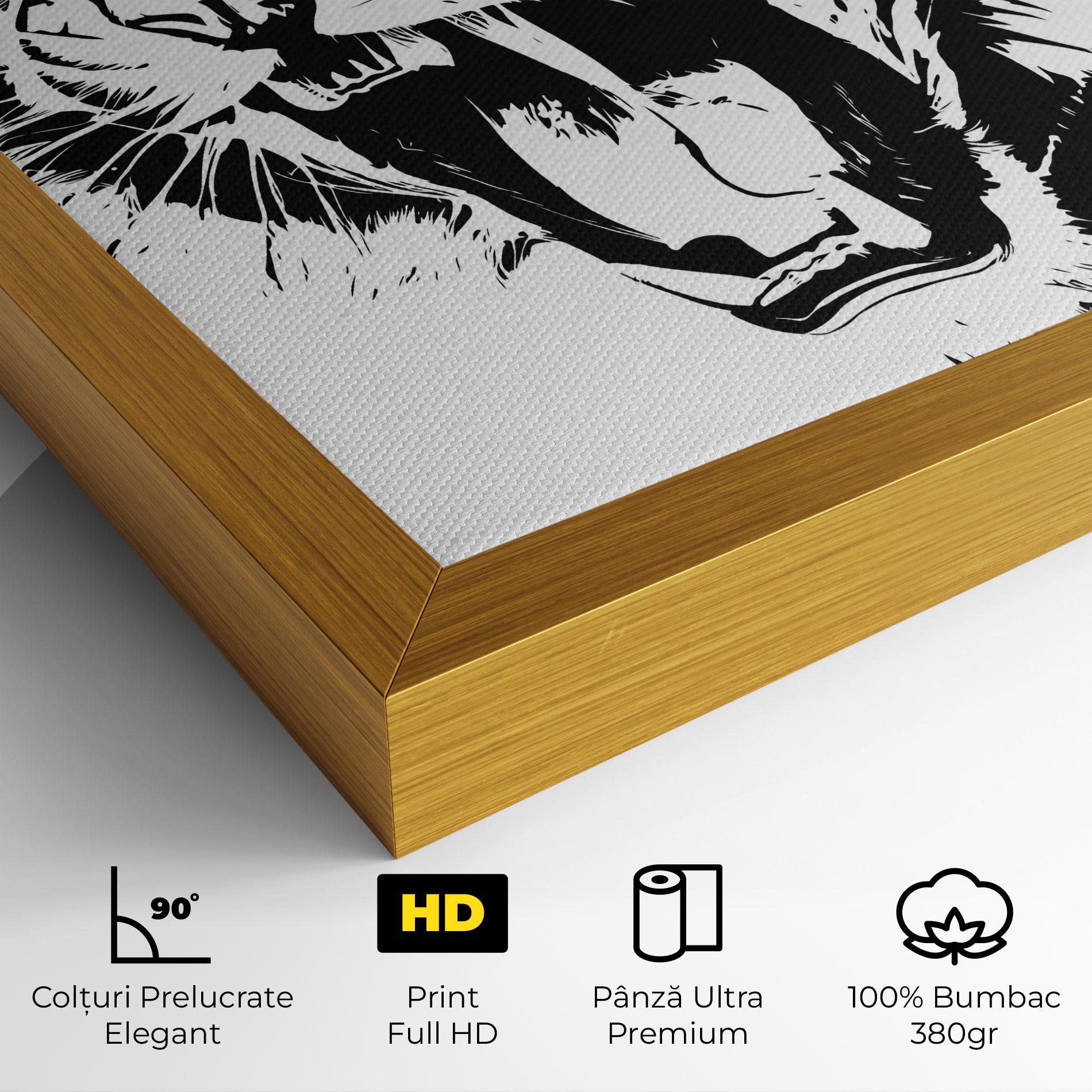 Tablou Canvas Roaring Tiger mockup 4