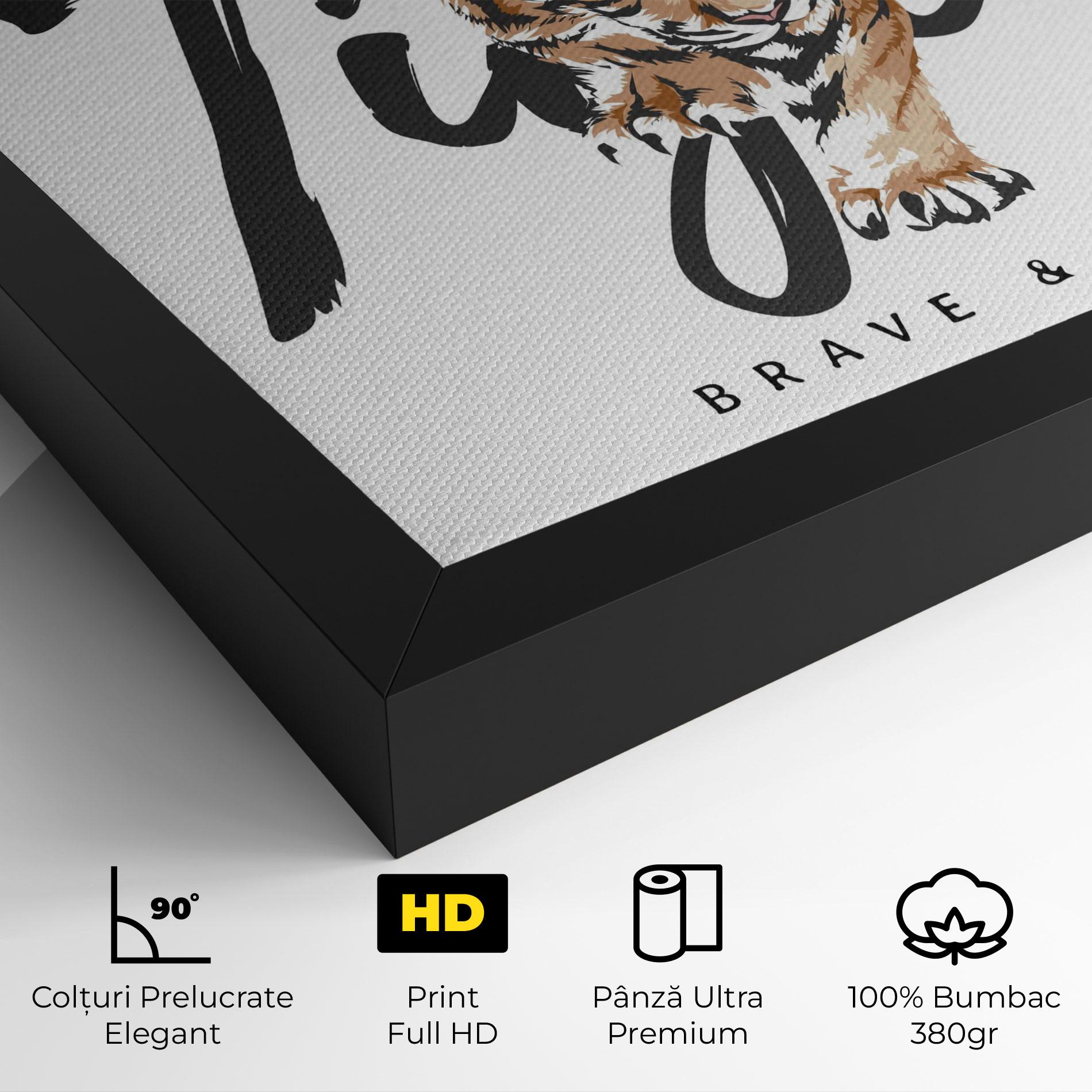 Tablou Canvas Brave And Bold mockup 4