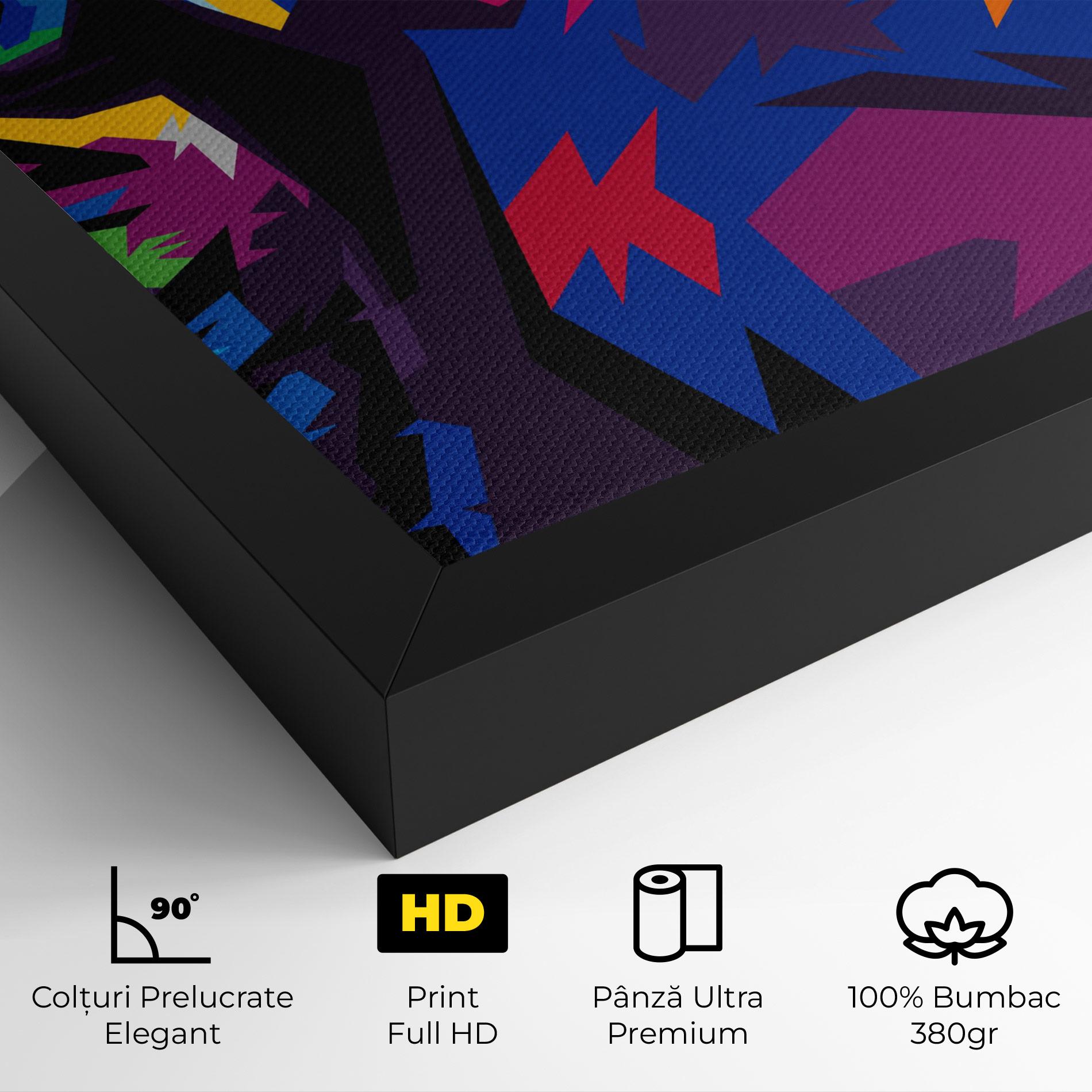 Tablou Canvas Colourul Tiger Eyes mockup 4