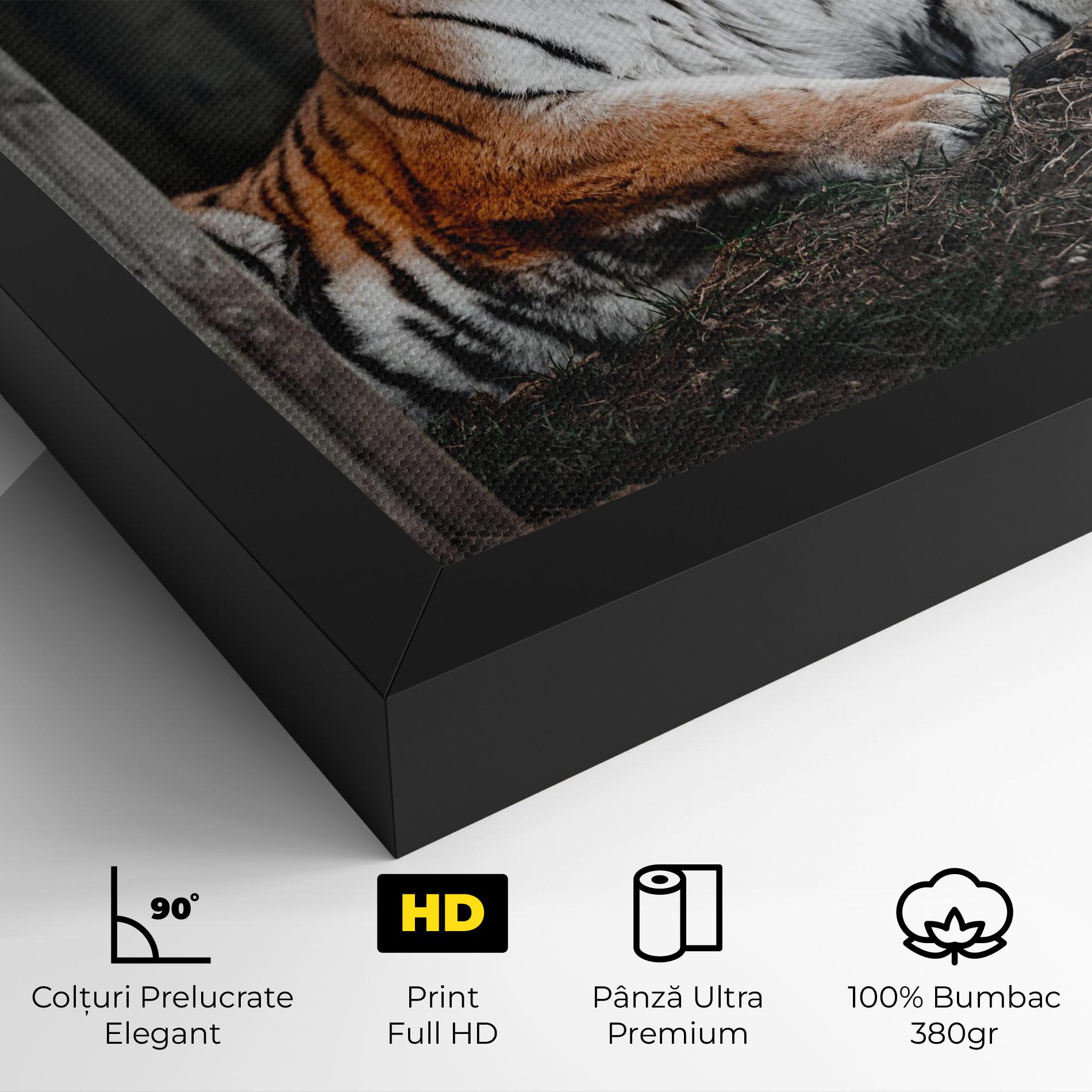 Tablou Canvas Forest Tiger mockup 4