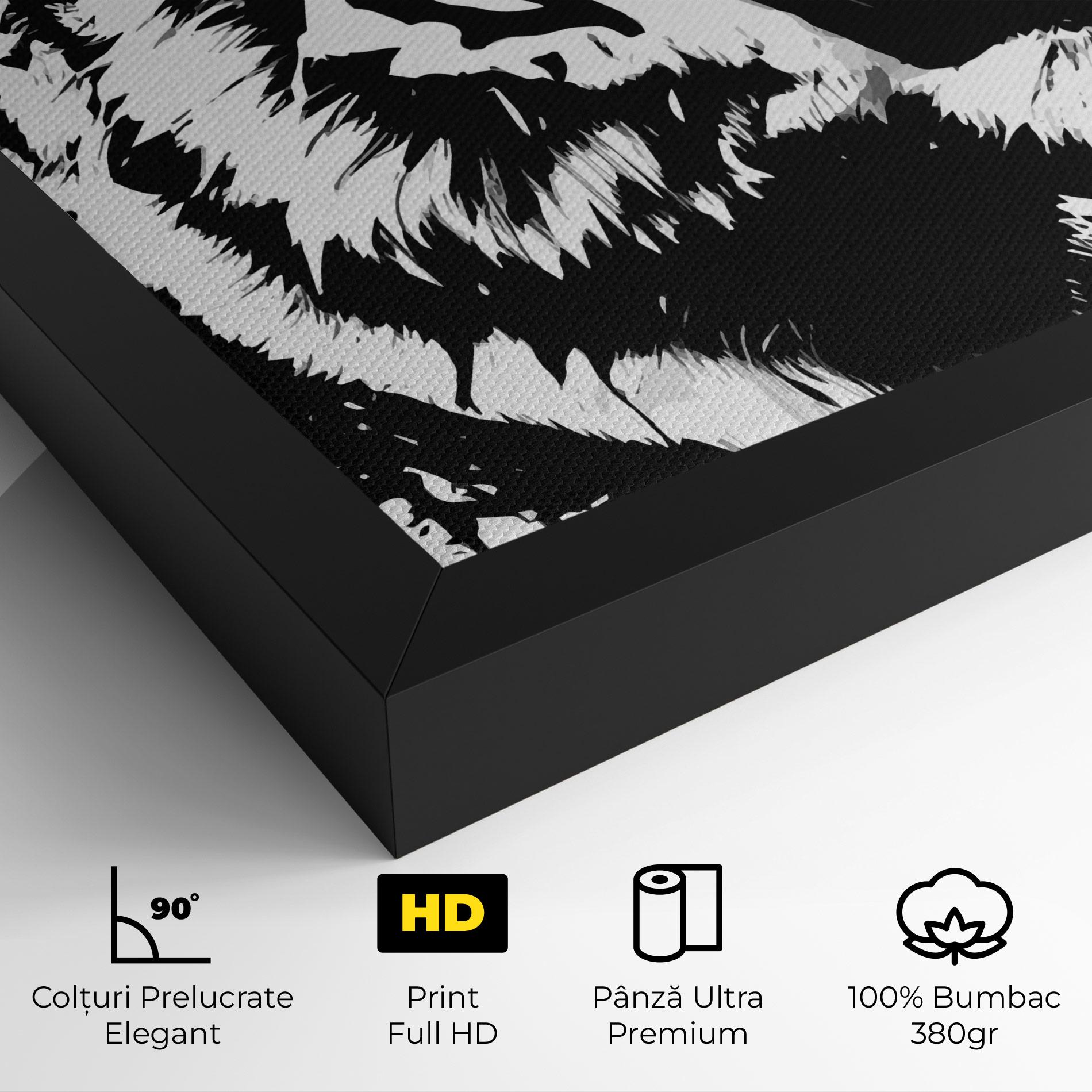 Tablou Canvas Ink Art Tiger mockup 4