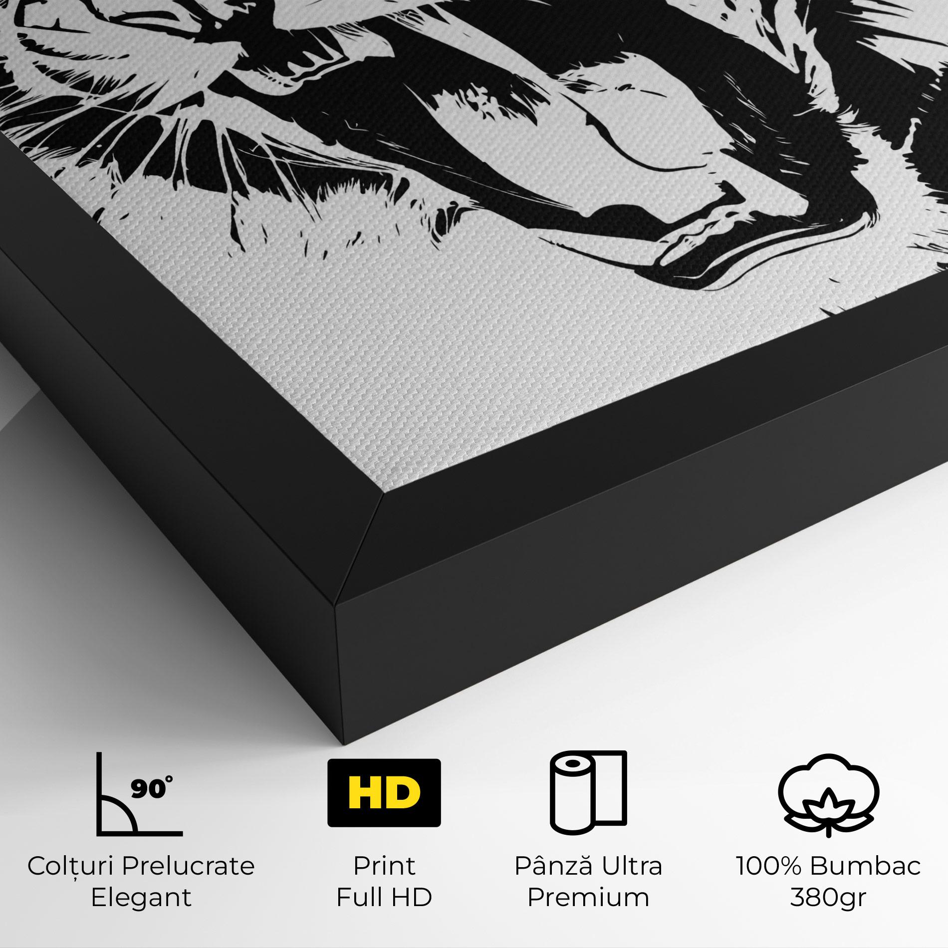 Tablou Canvas Roaring Tiger mockup 4