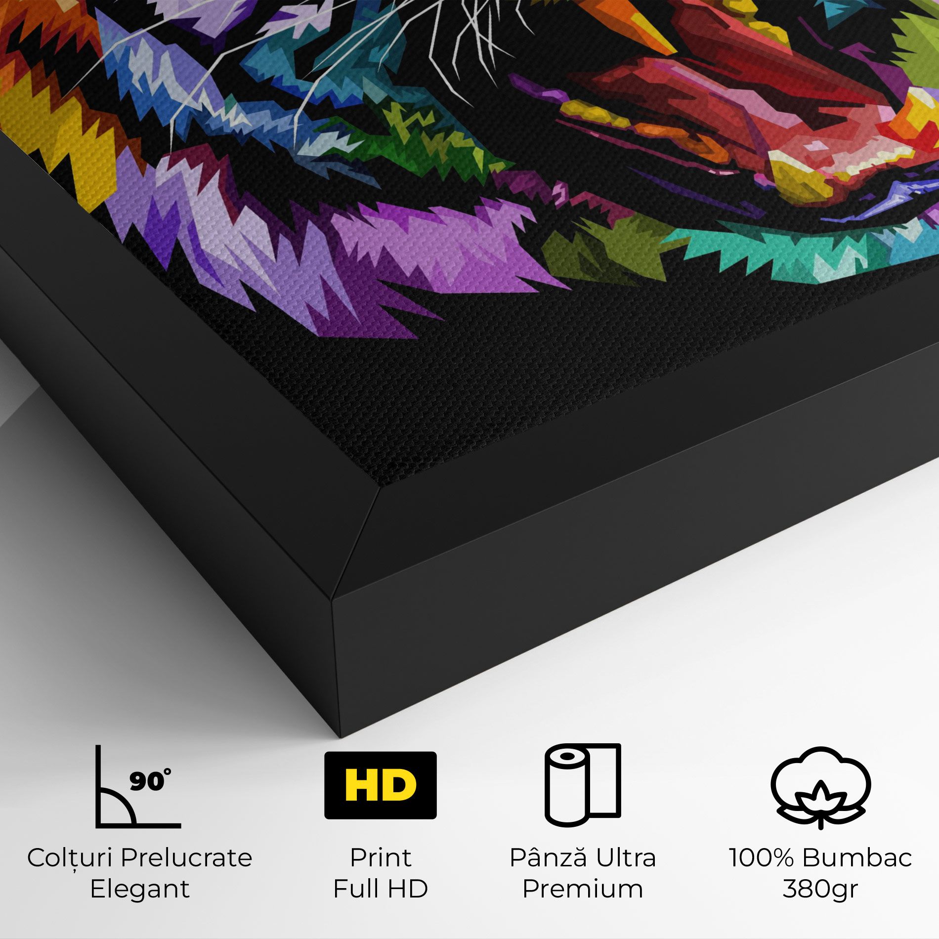 Tiger On Black mockup 4