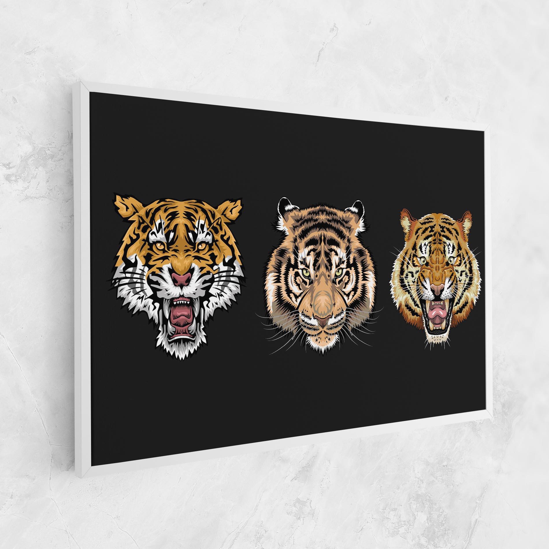 Tablou Canvas 3 Tigers mockup 1