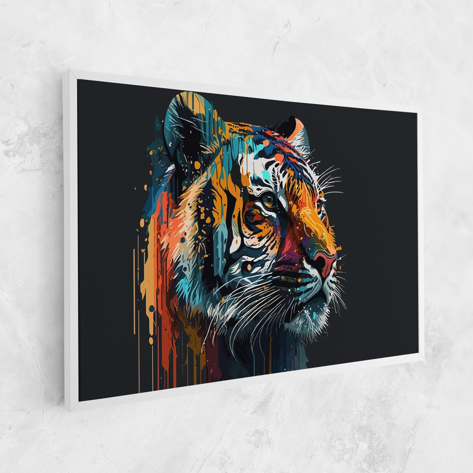 Tablou Canvas Color Mix Tiger mockup 1