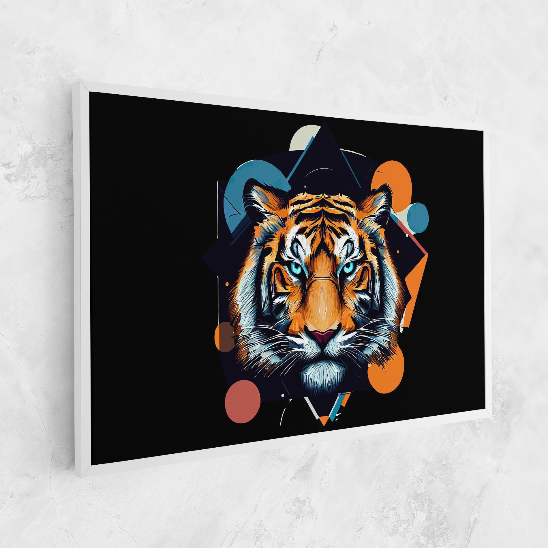 Tablou Canvas Geometric Tiger mockup 1