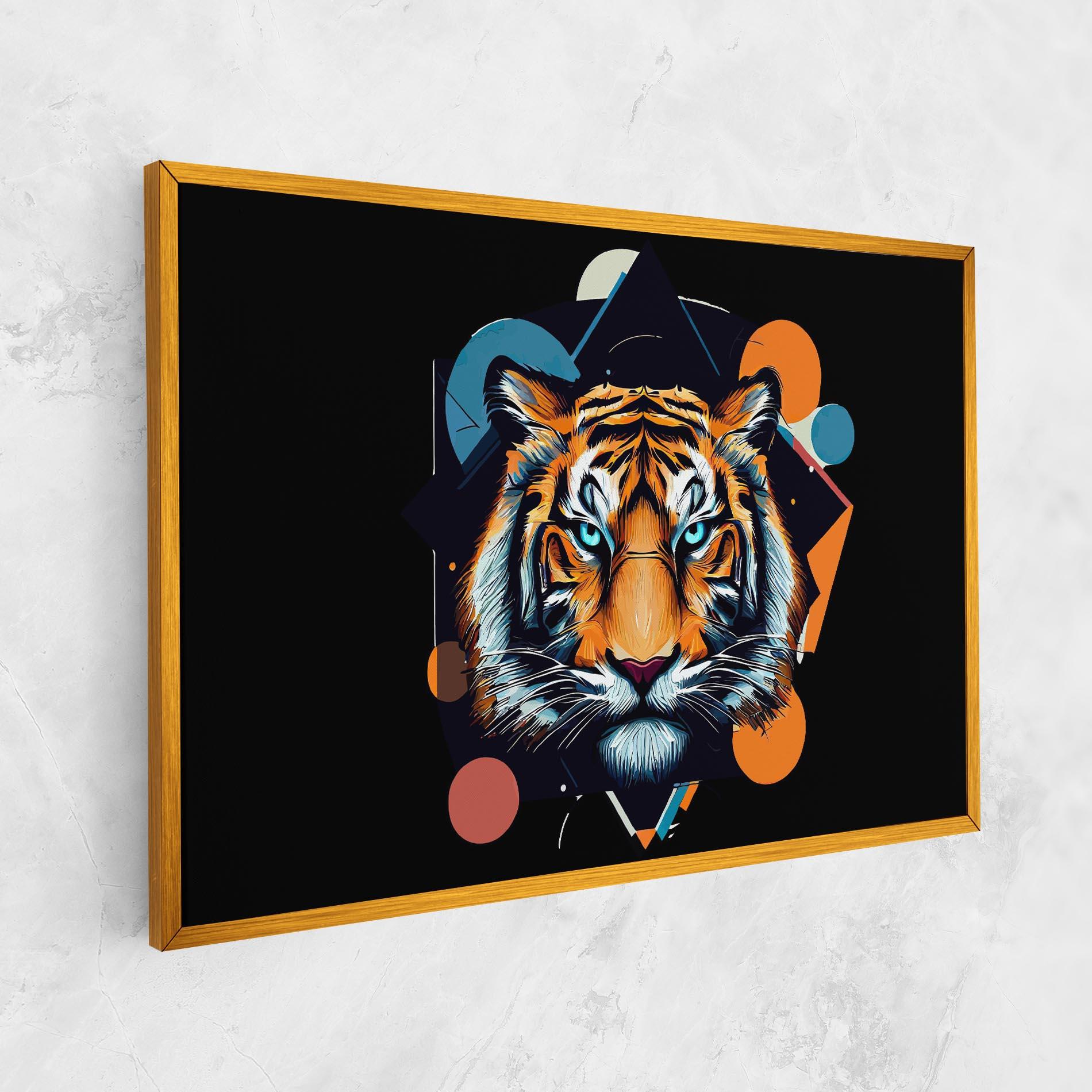 Tablou Canvas Geometric Tiger mockup 1