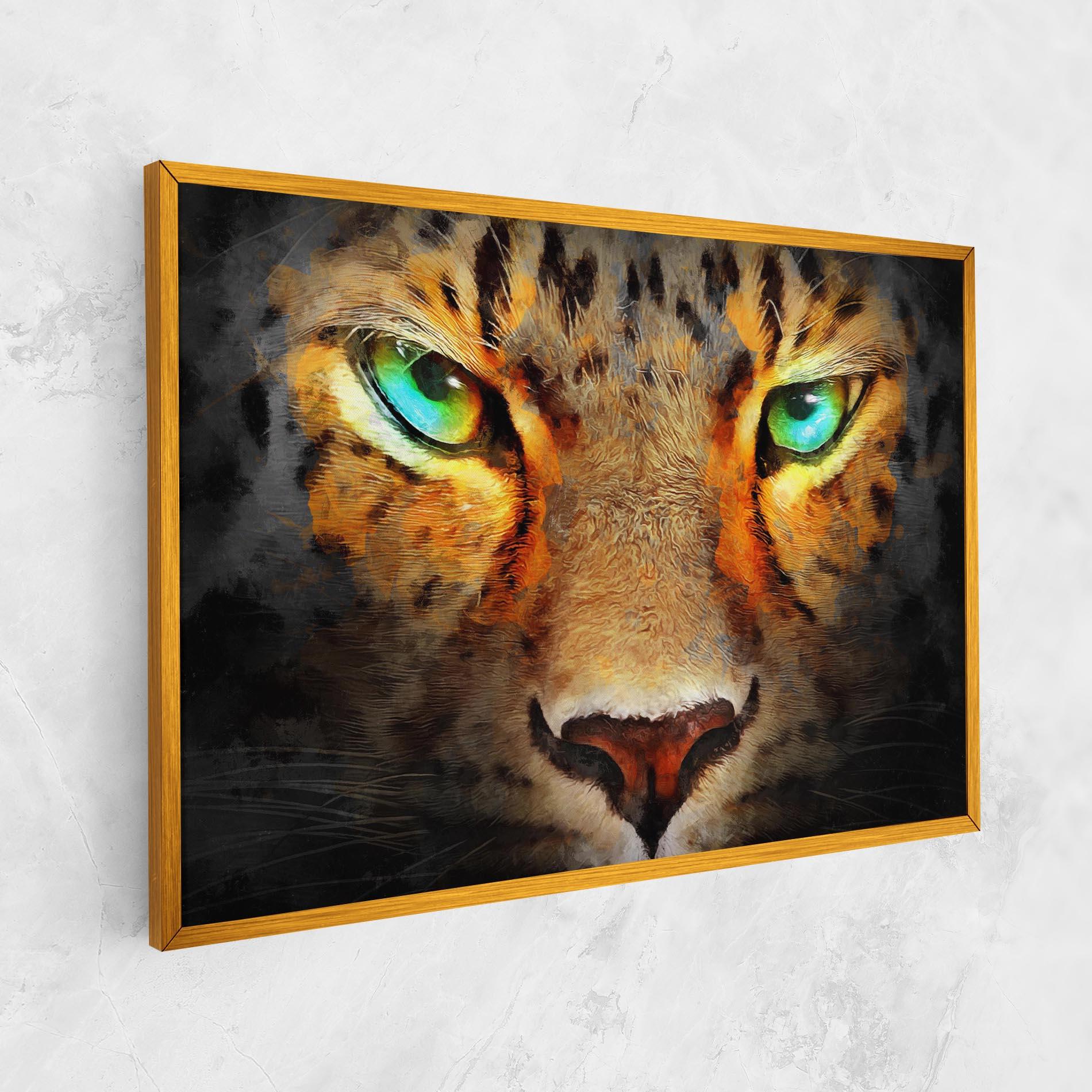 Tablou Canvas Tiger Eyes mockup 1