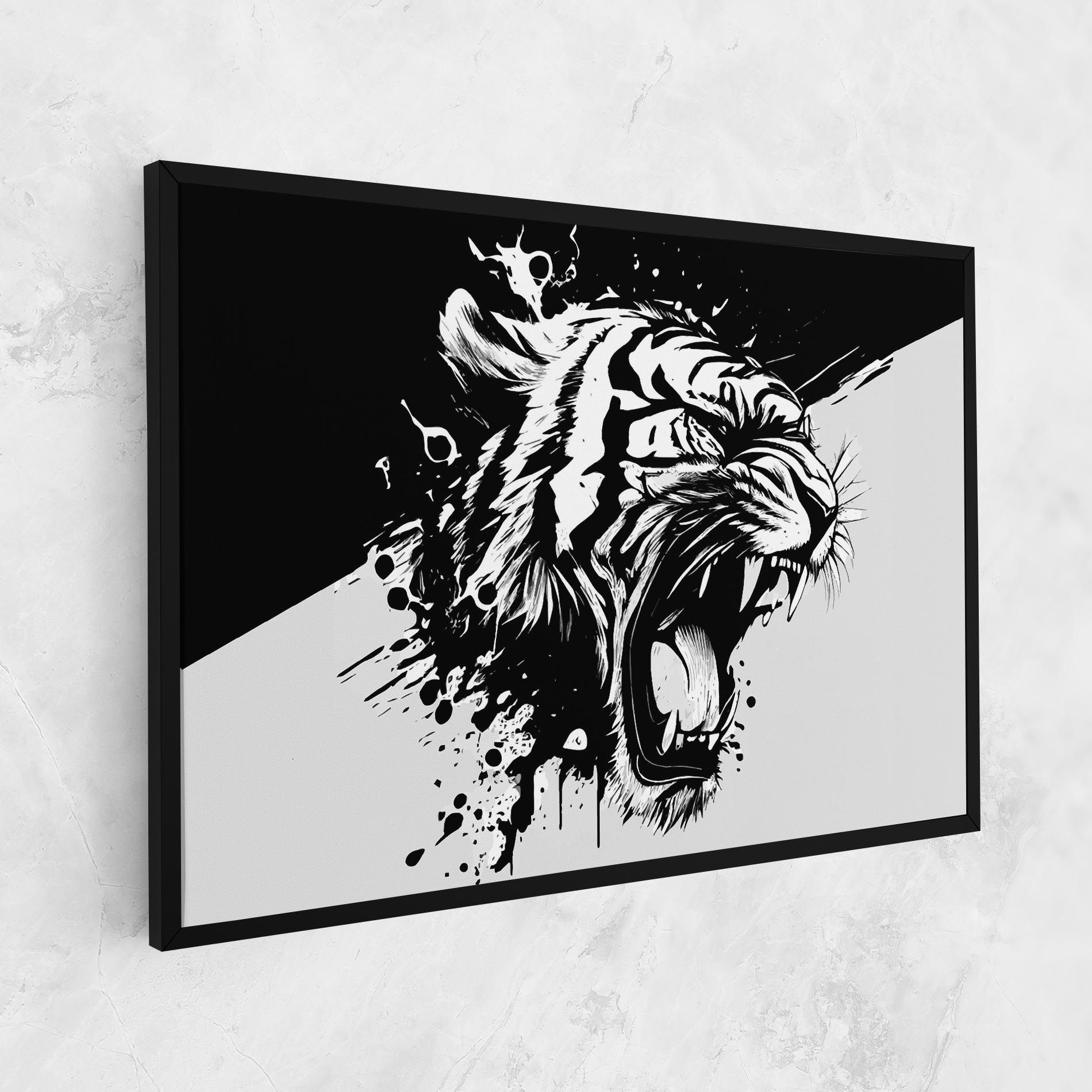 Black Grey Tiger mockup 1