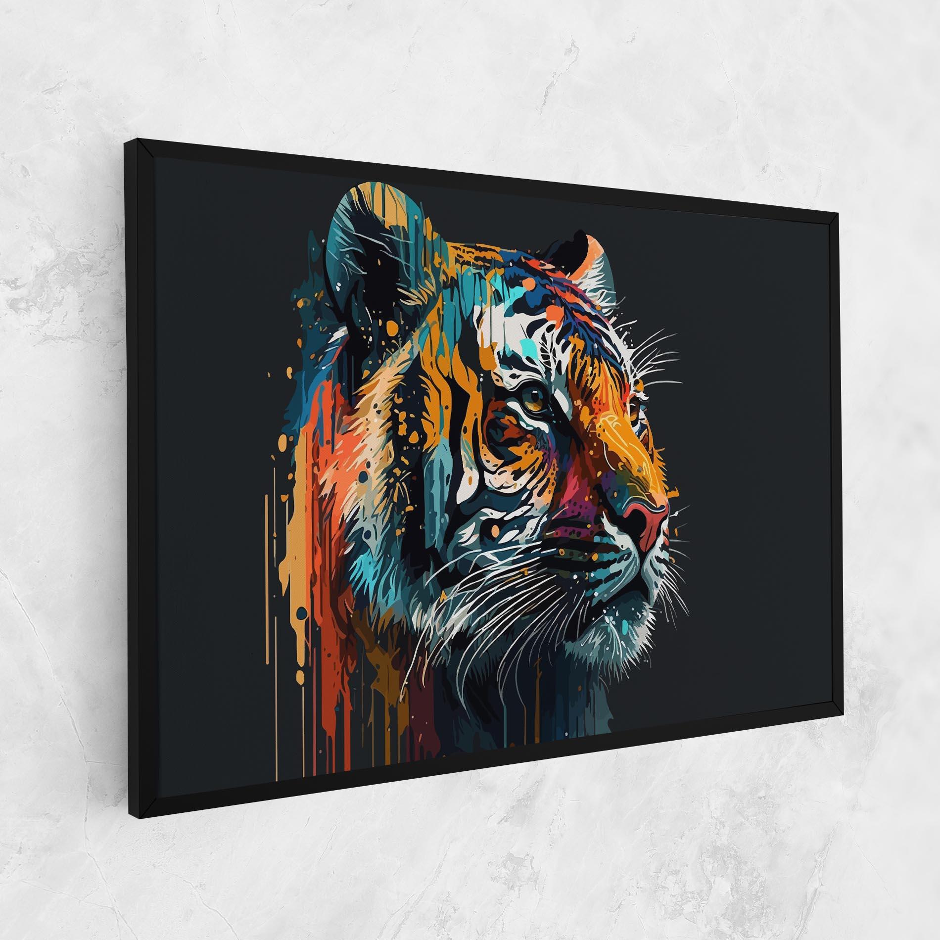 Tablou Canvas Color Mix Tiger mockup 1