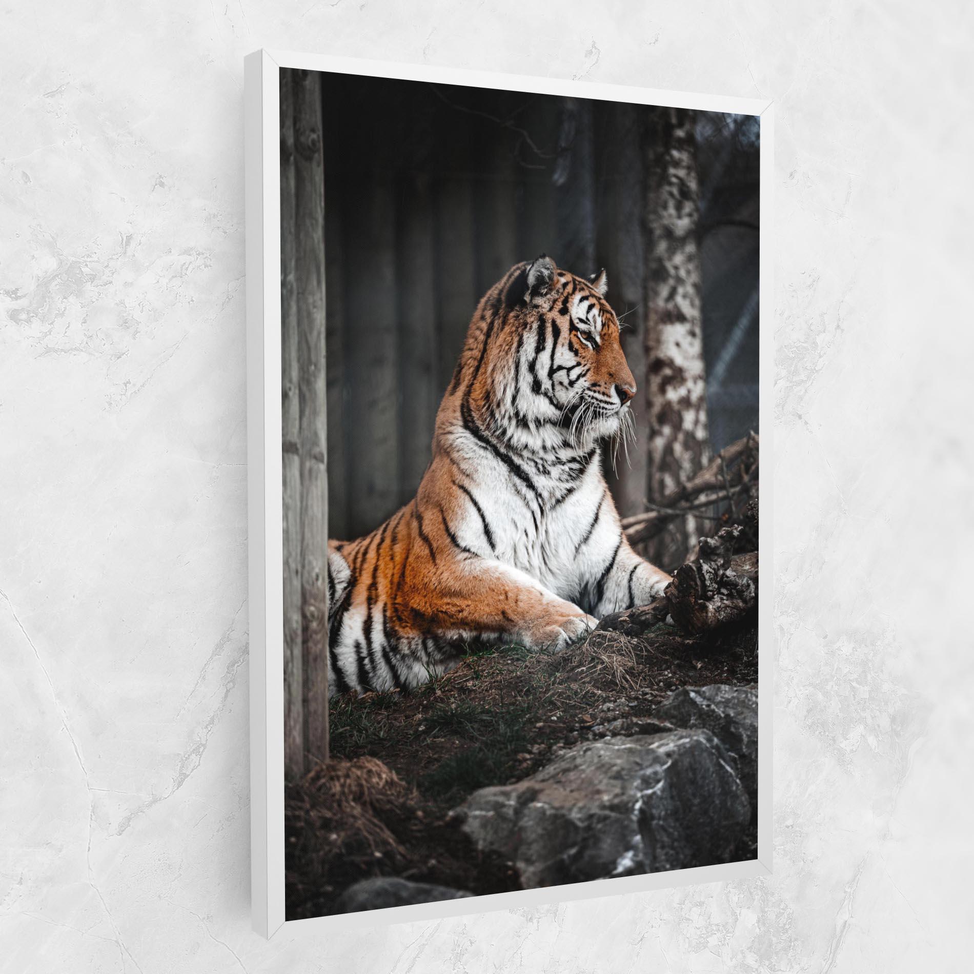 Tablou Canvas Forest Tiger mockup 1