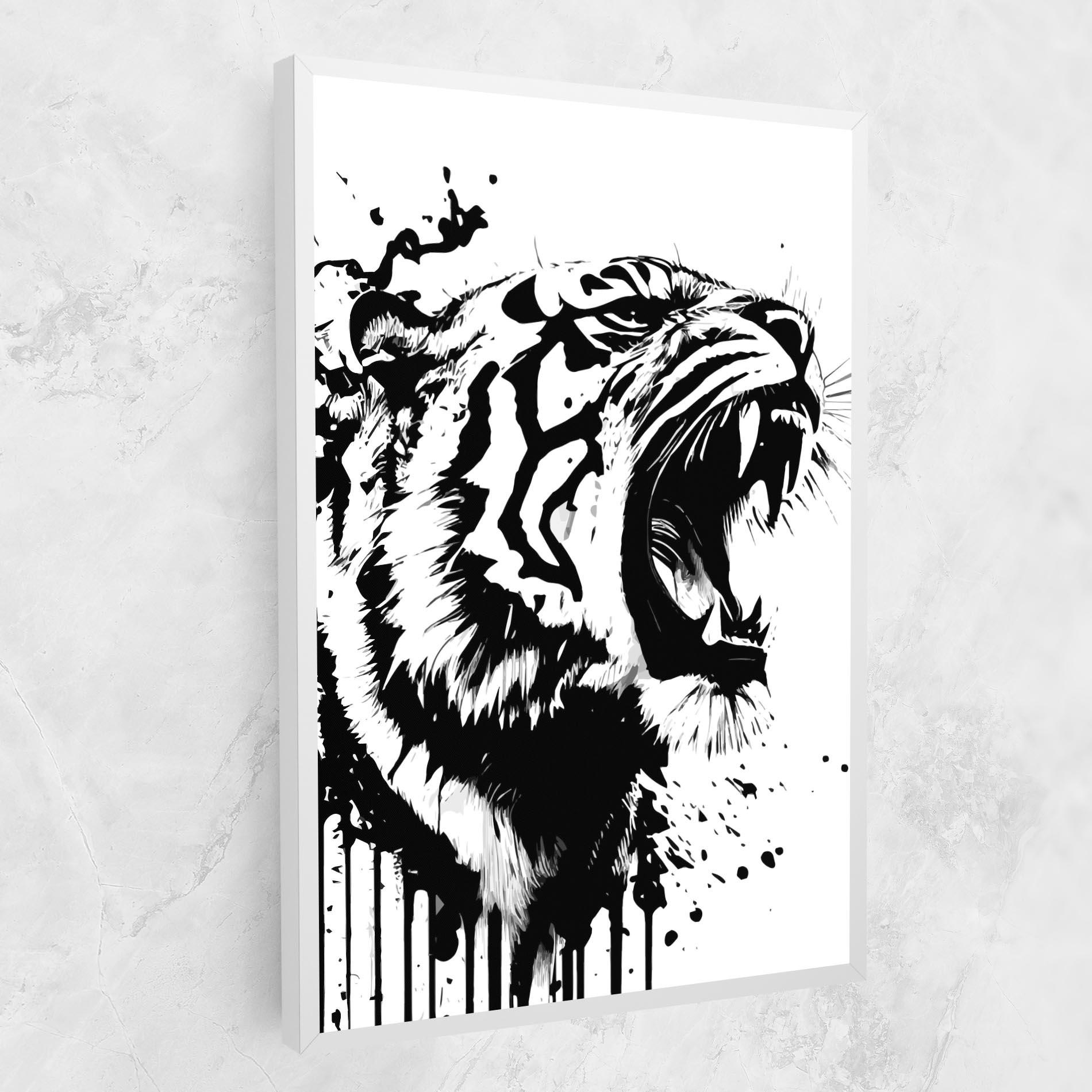 Tablou Canvas Ink Art Tiger mockup 1