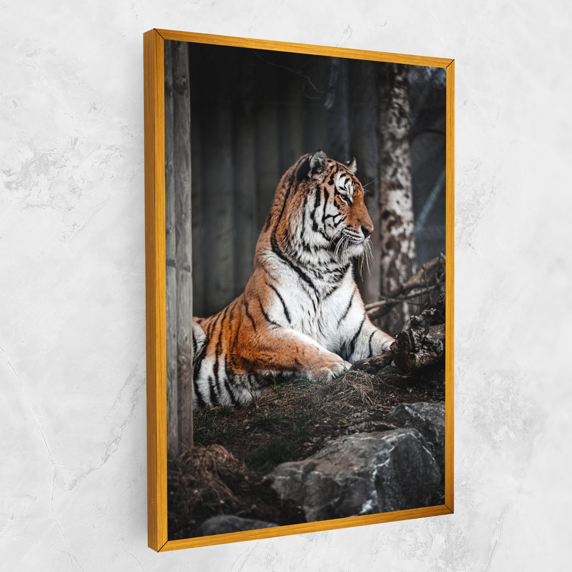 Tablou Canvas Forest Tiger mockup 1