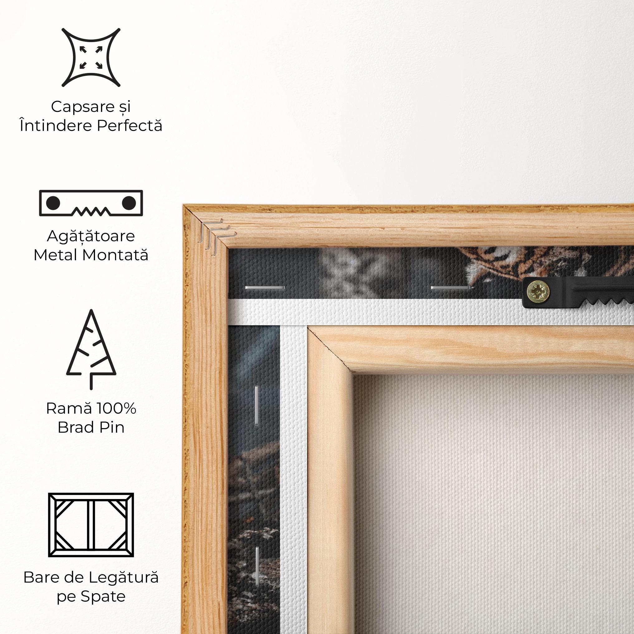 Tablou Canvas Forest Tiger mockup 5