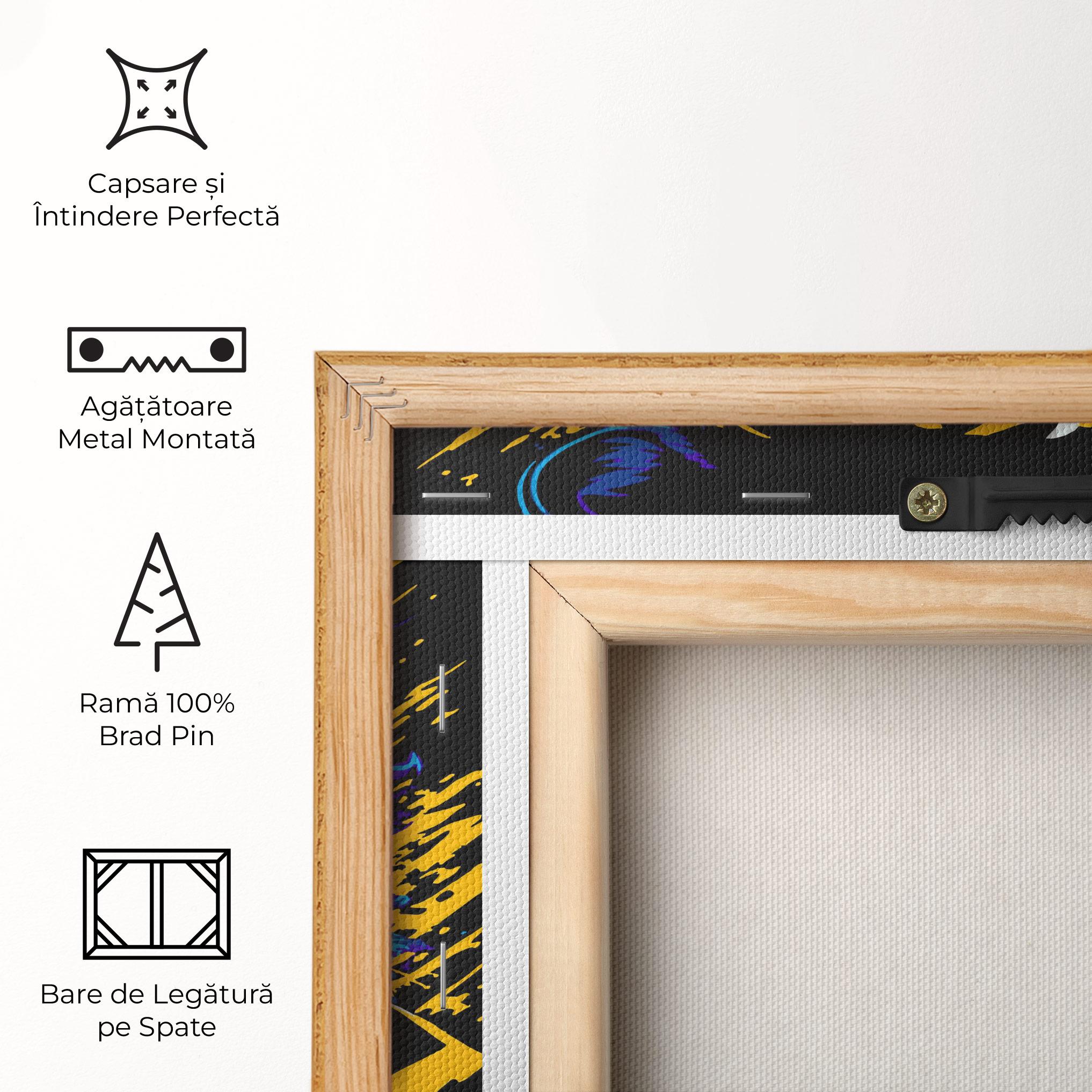 Tablou Canvas Glasses Tiger mockup 5