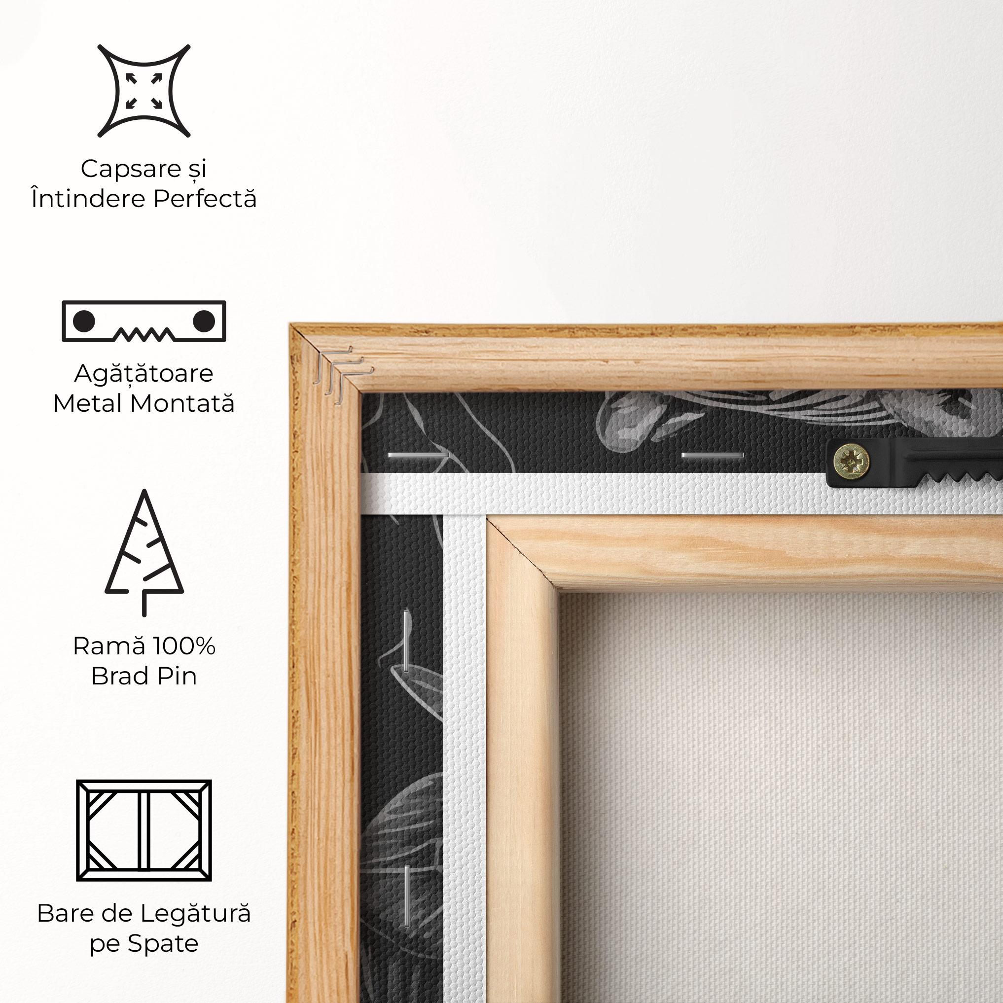 Tablou Canvas Grey Tiger mockup 5