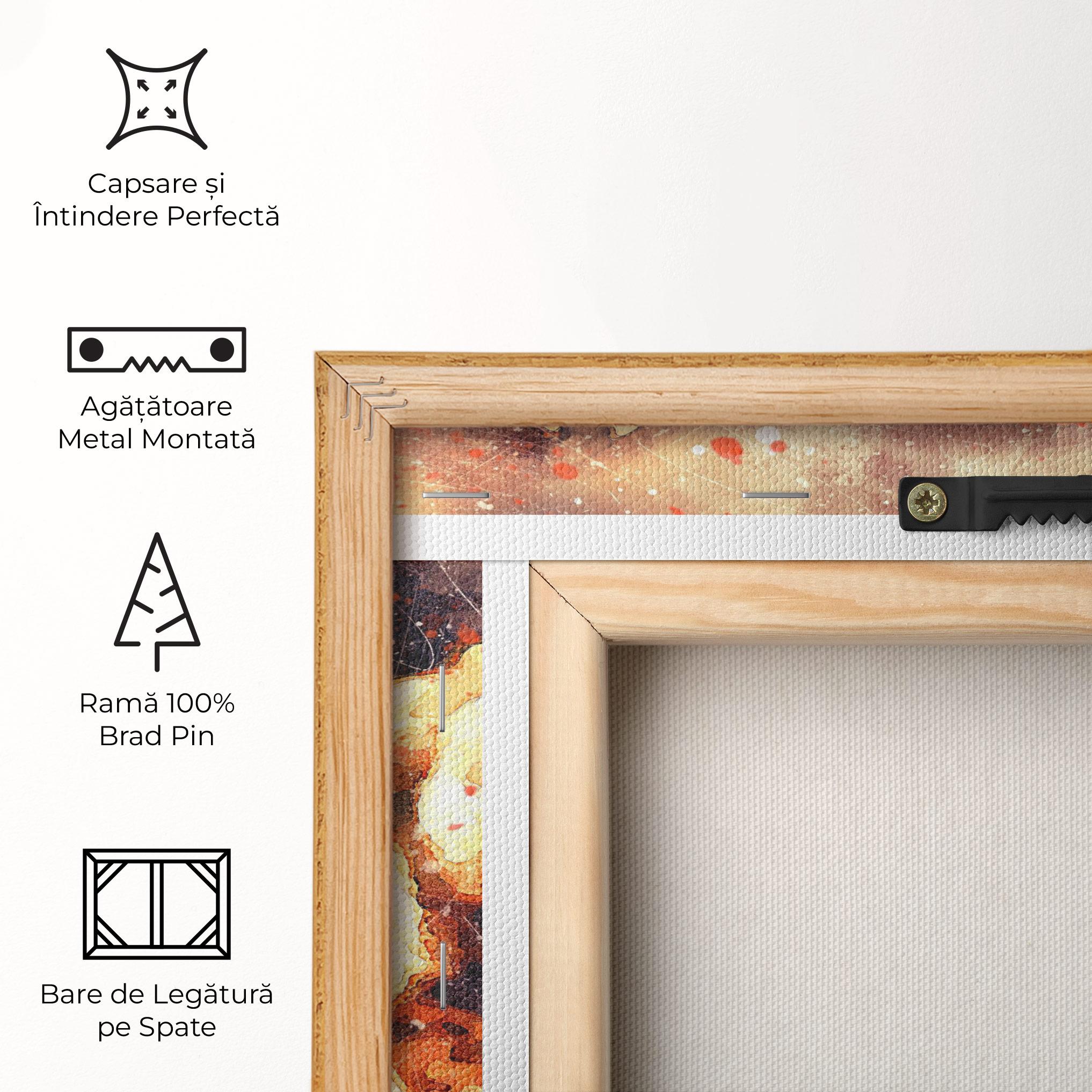 Tablou Canvas Tiger Colors mockup 5