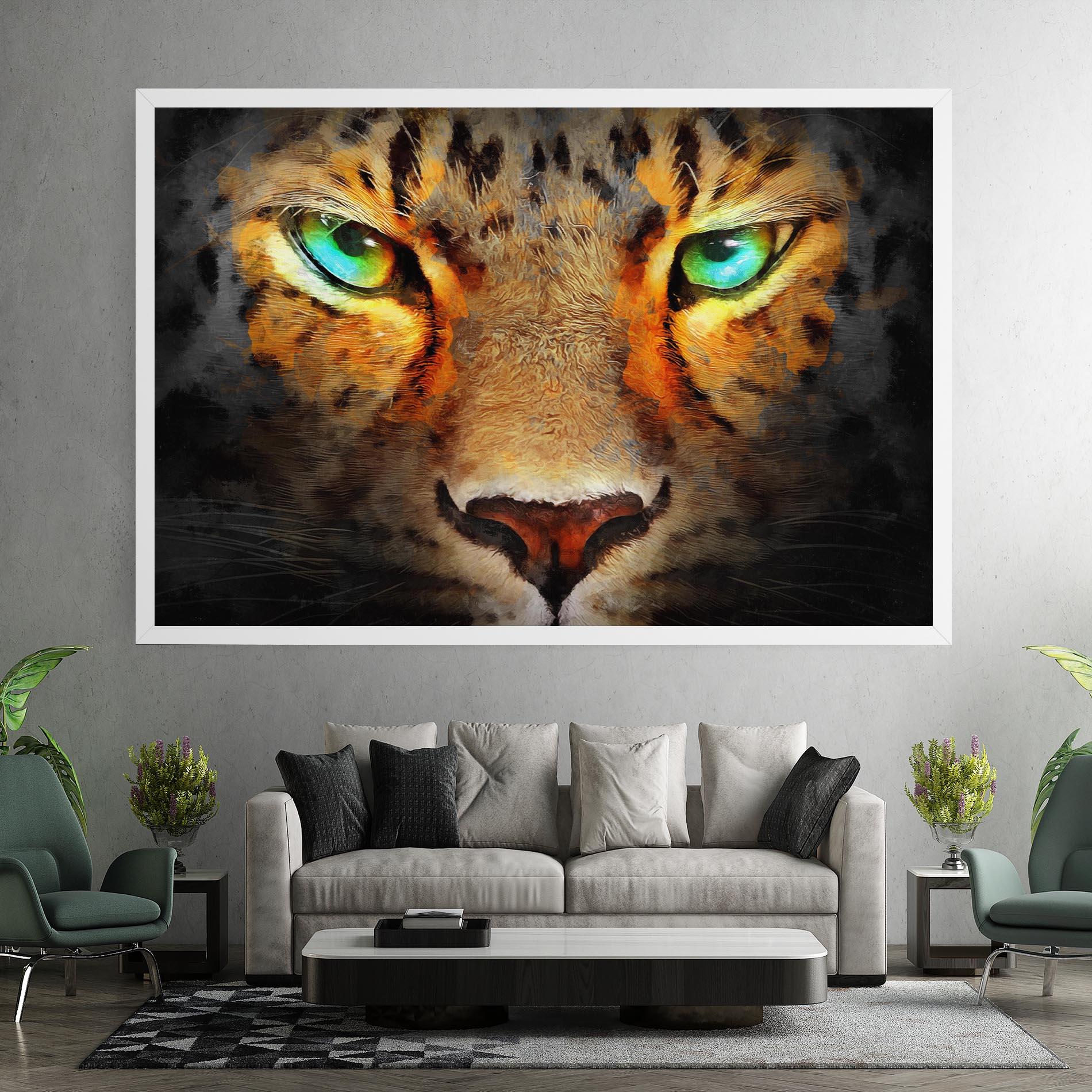 Tablou Canvas Tiger Eyes mockup 7