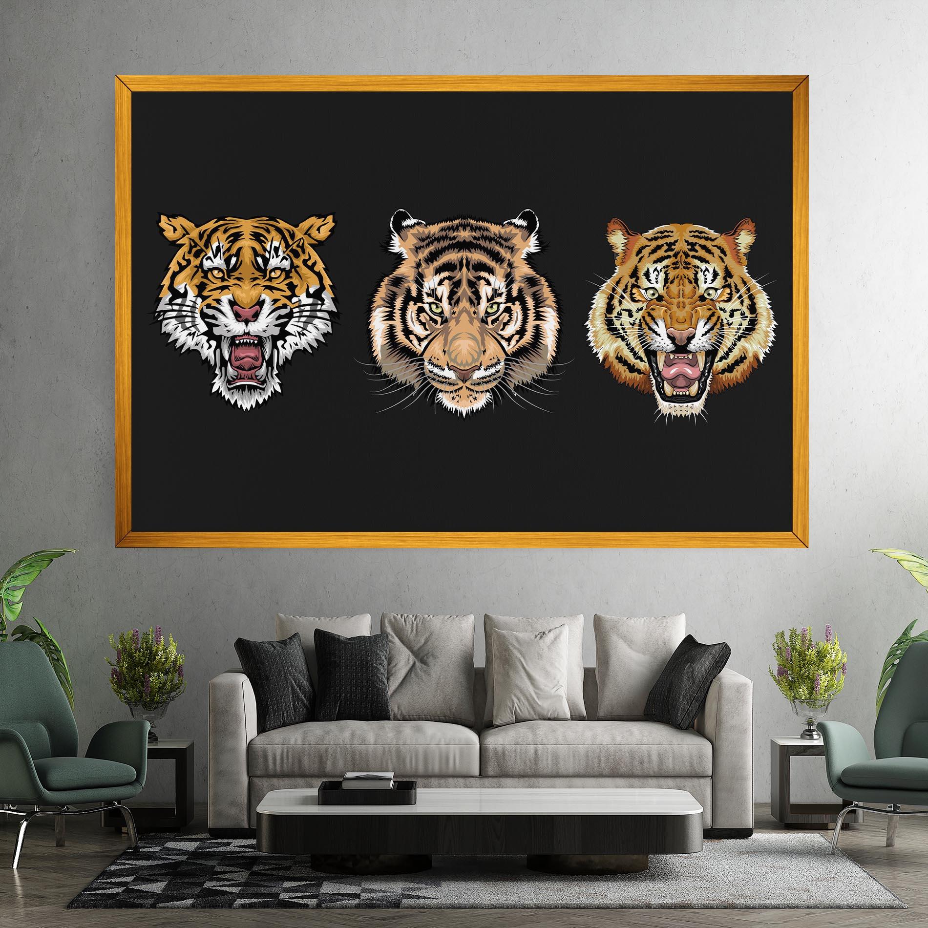 Tablou Canvas 3 Tigers mockup 7
