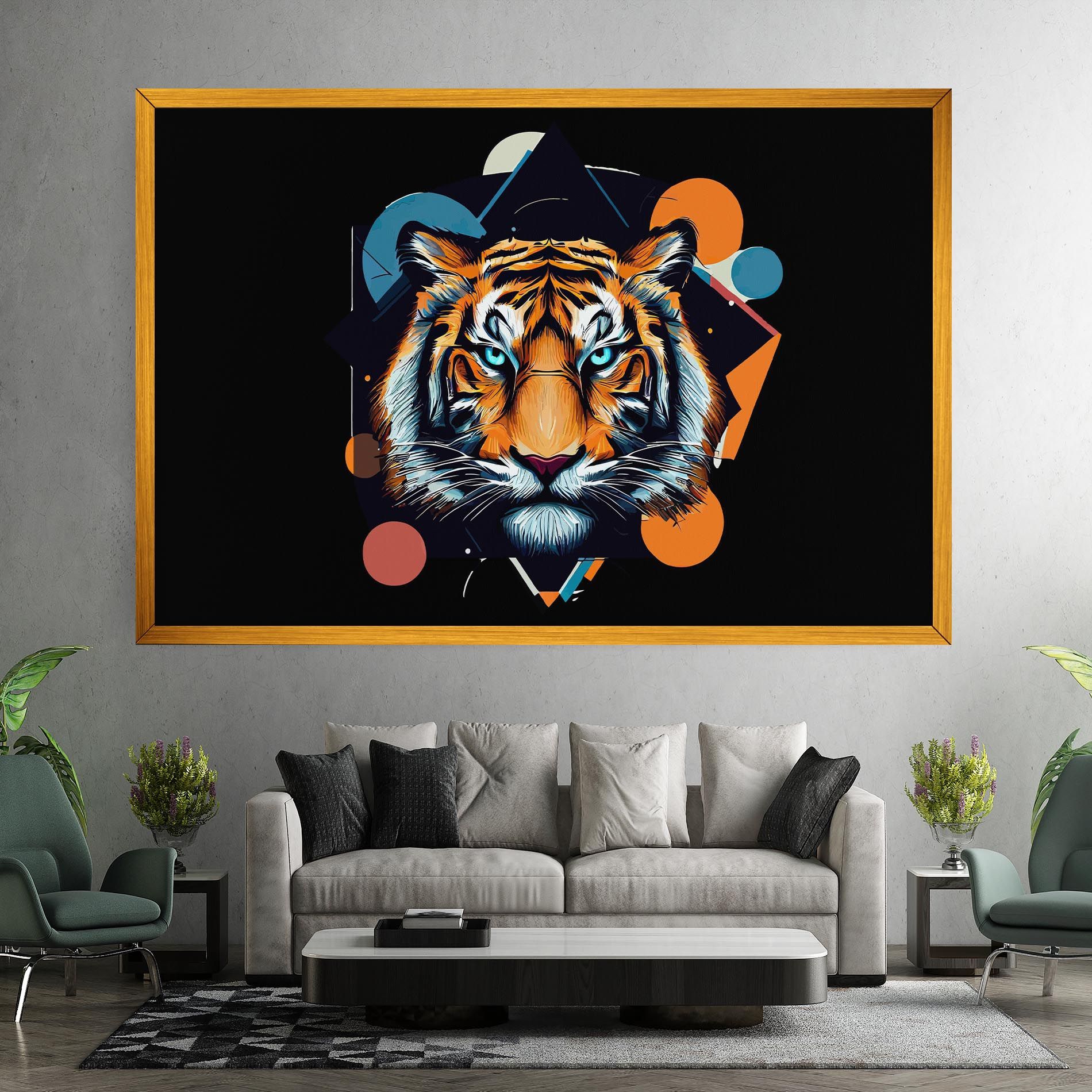 Geometric Tiger mockup 7