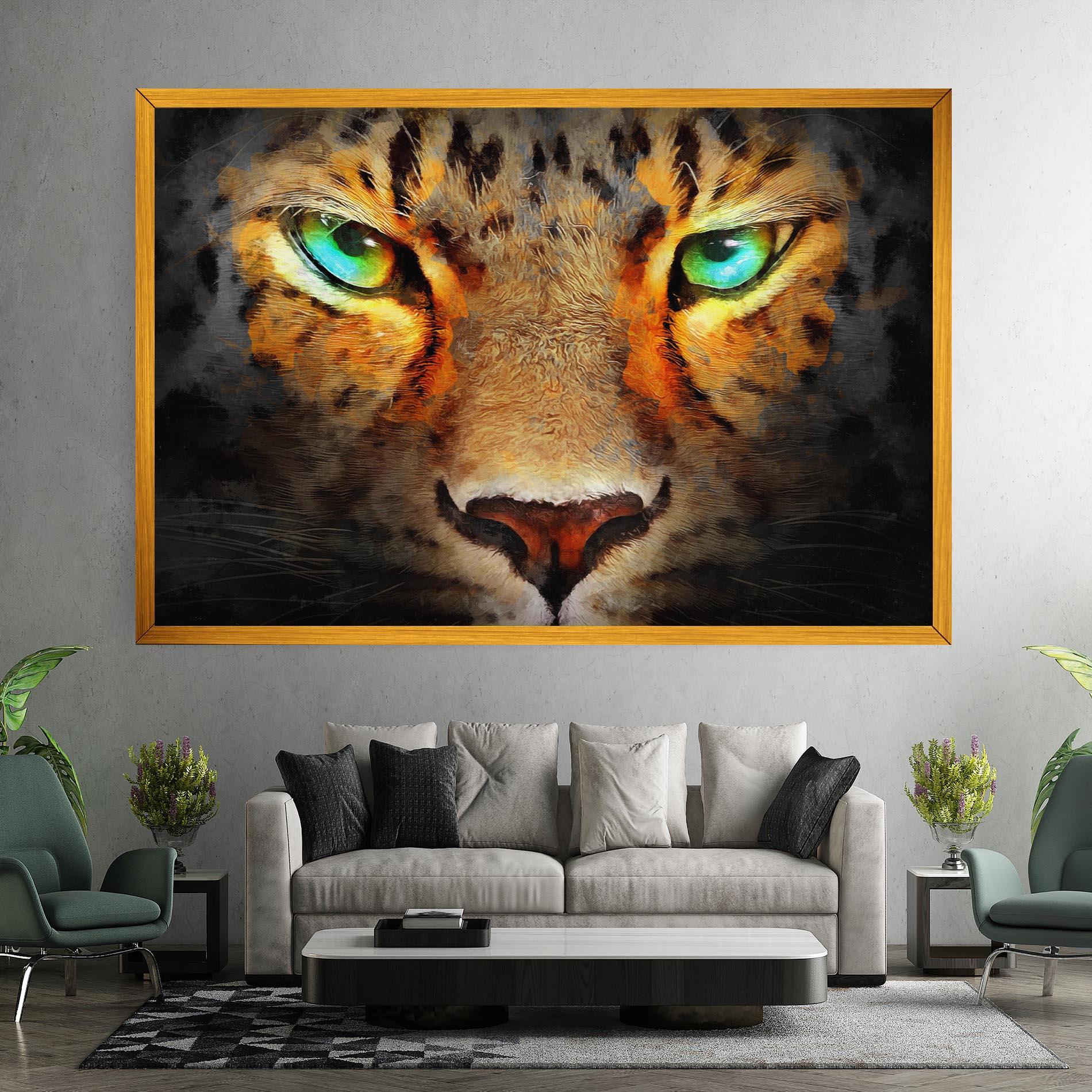 Tablou Canvas Tiger Eyes mockup 7