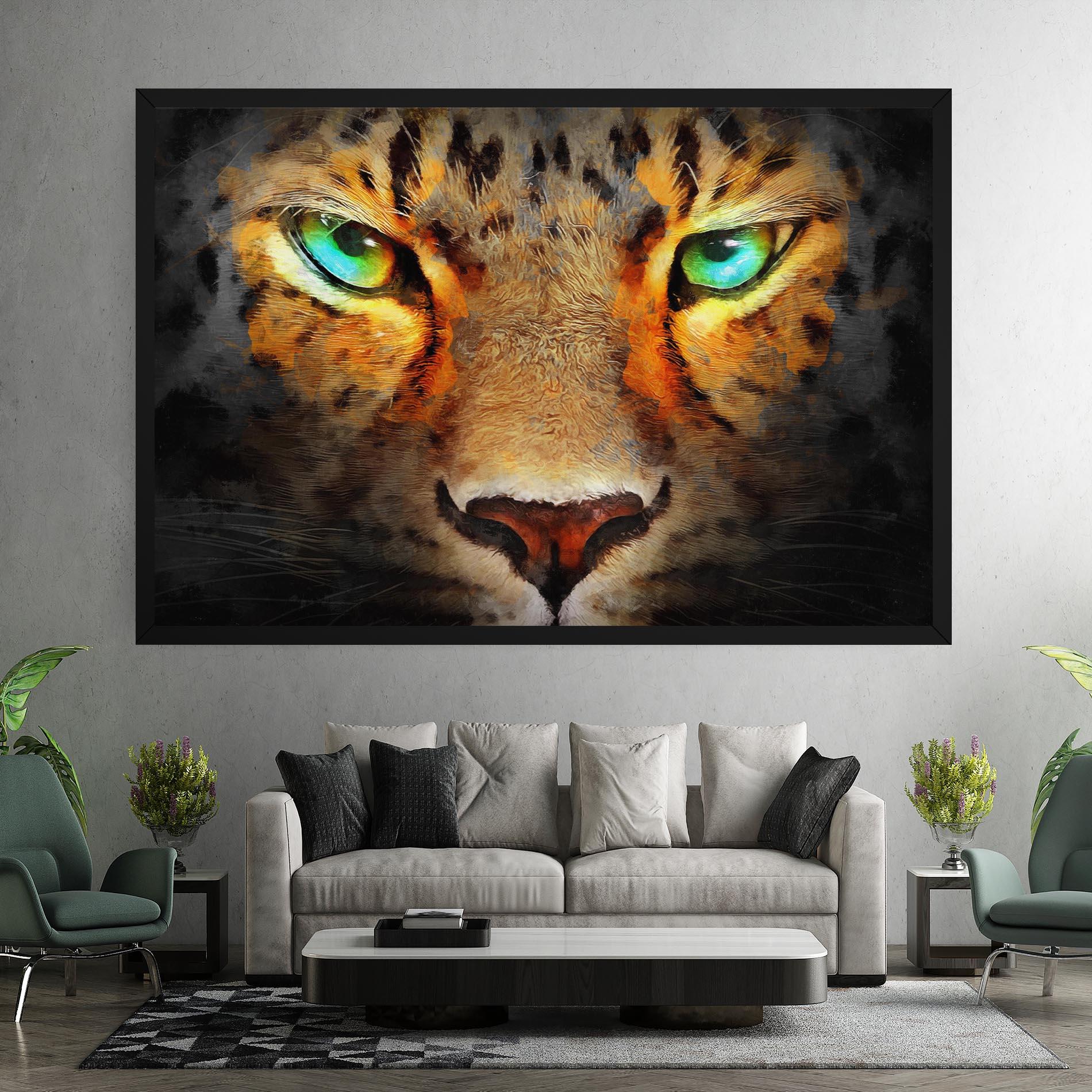 Tablou Canvas Tiger Eyes mockup 7