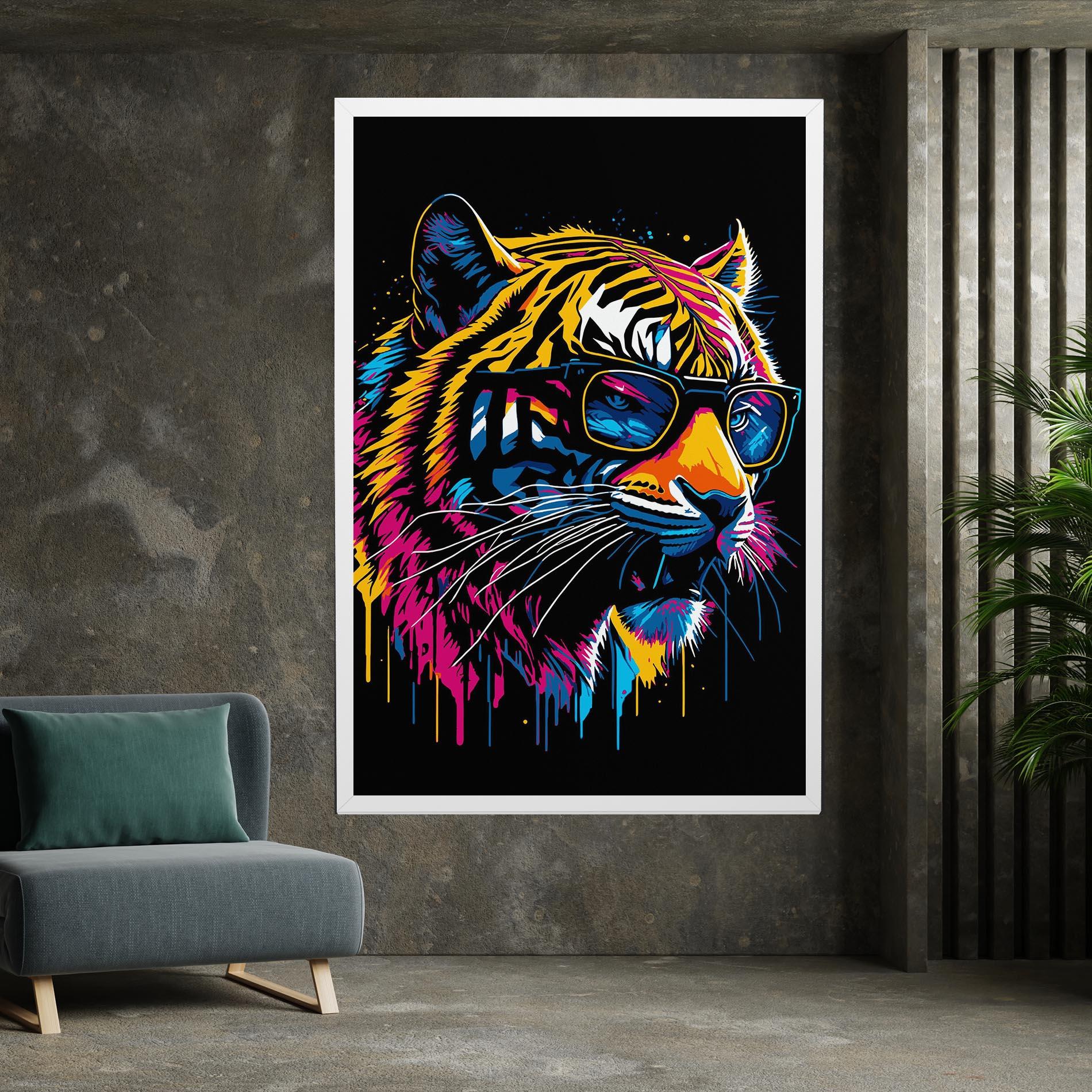 Tablou Canvas Cool Tiger mockup 7