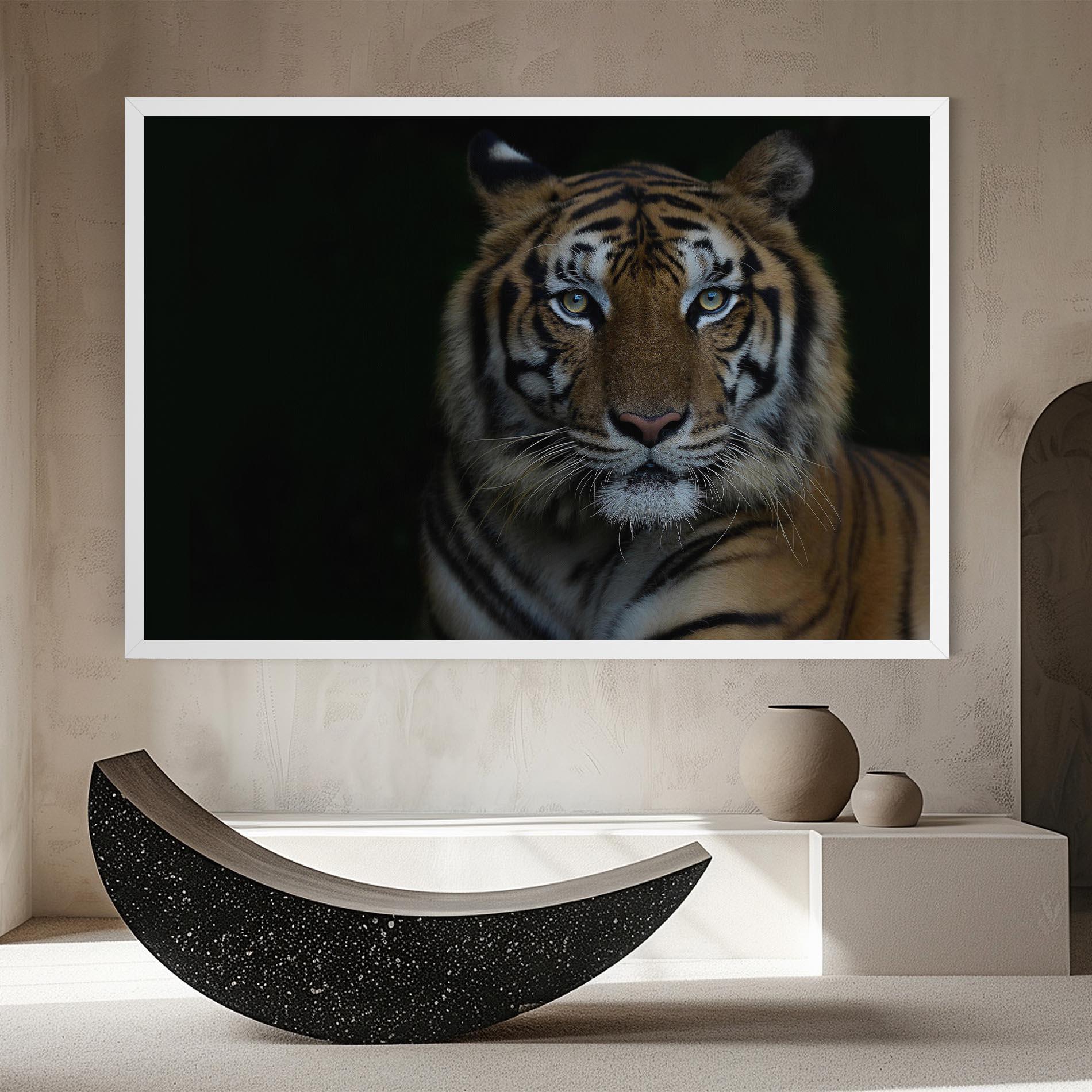 Tablou Canvas Close Up Tiger mockup 8