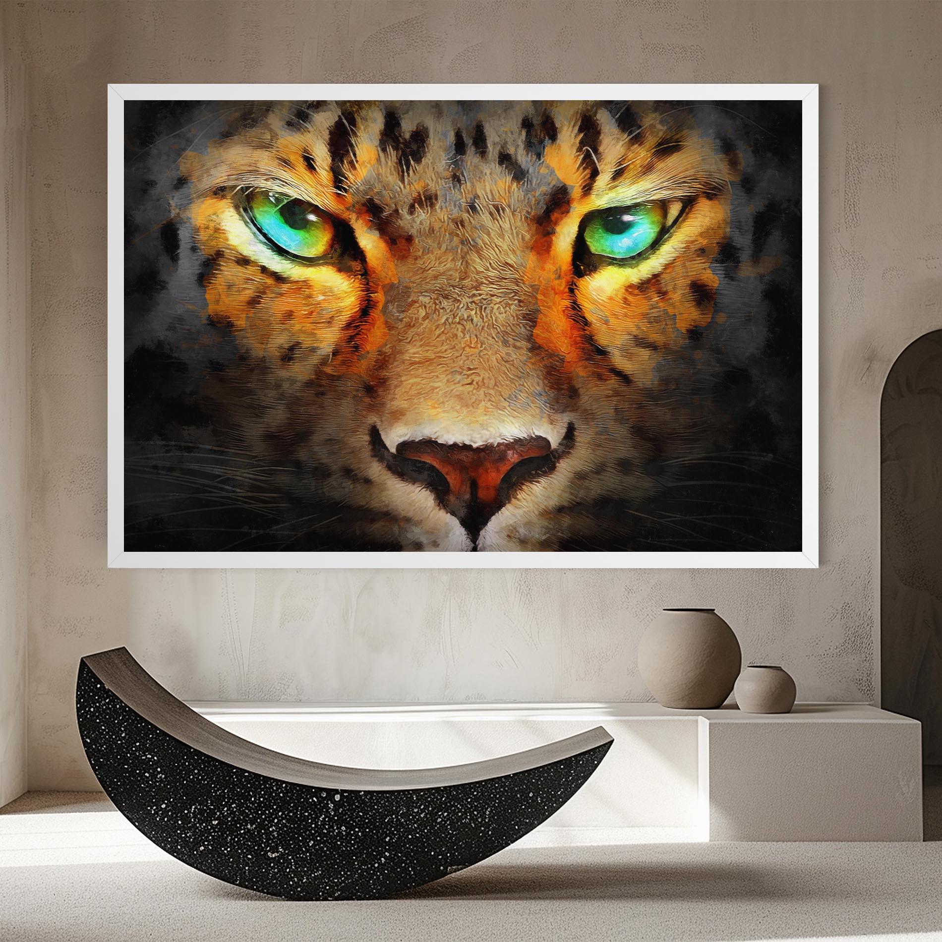 Tablou Canvas Tiger Eyes mockup 8