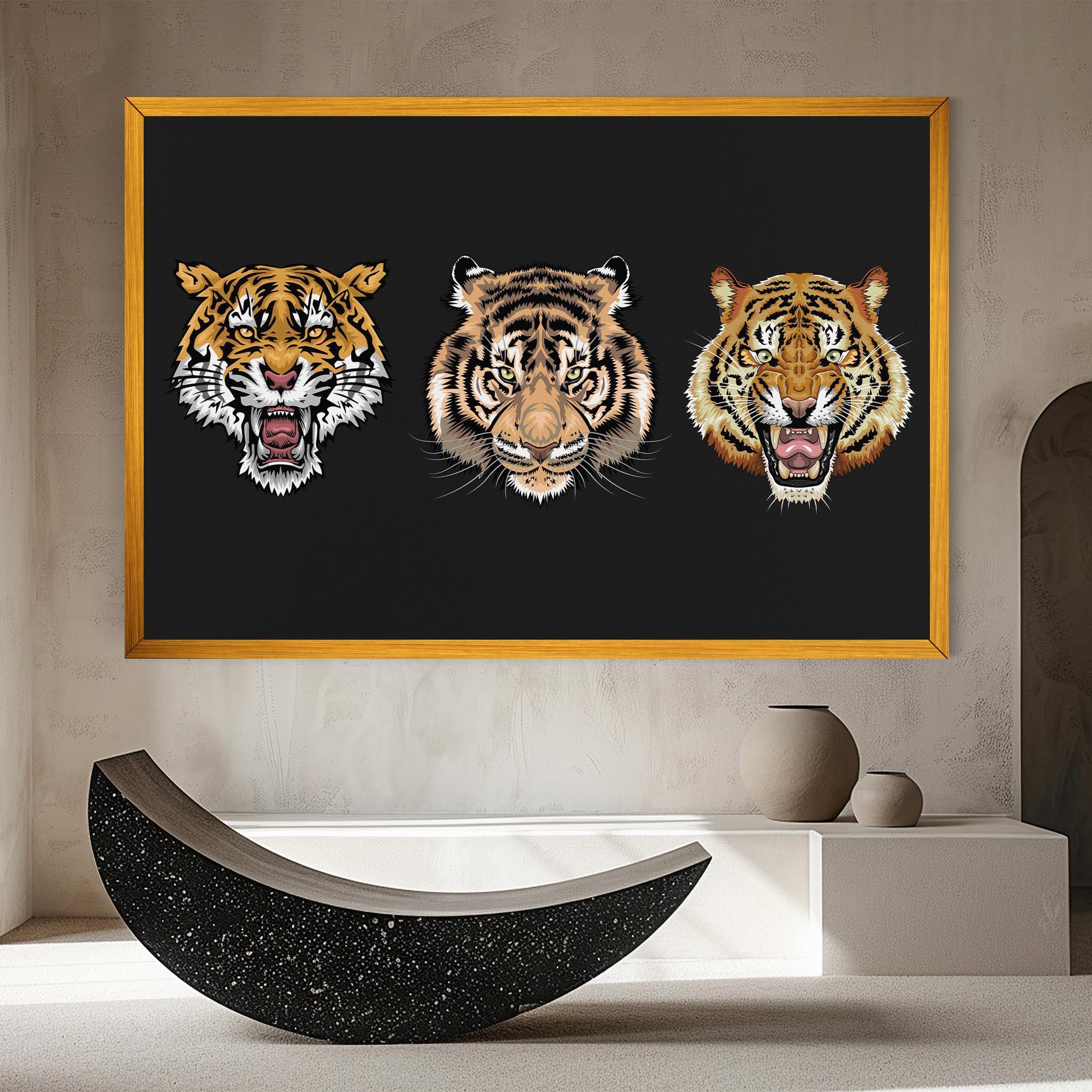 Tablou Canvas 3 Tigers mockup 8