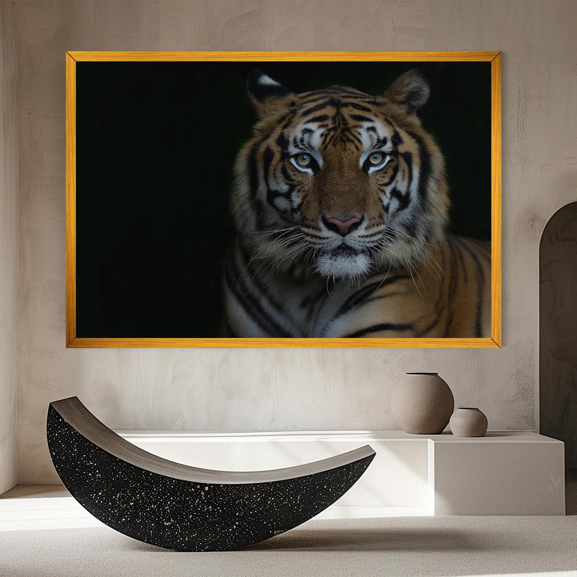 Tablou Canvas Close Up Tiger mockup 8
