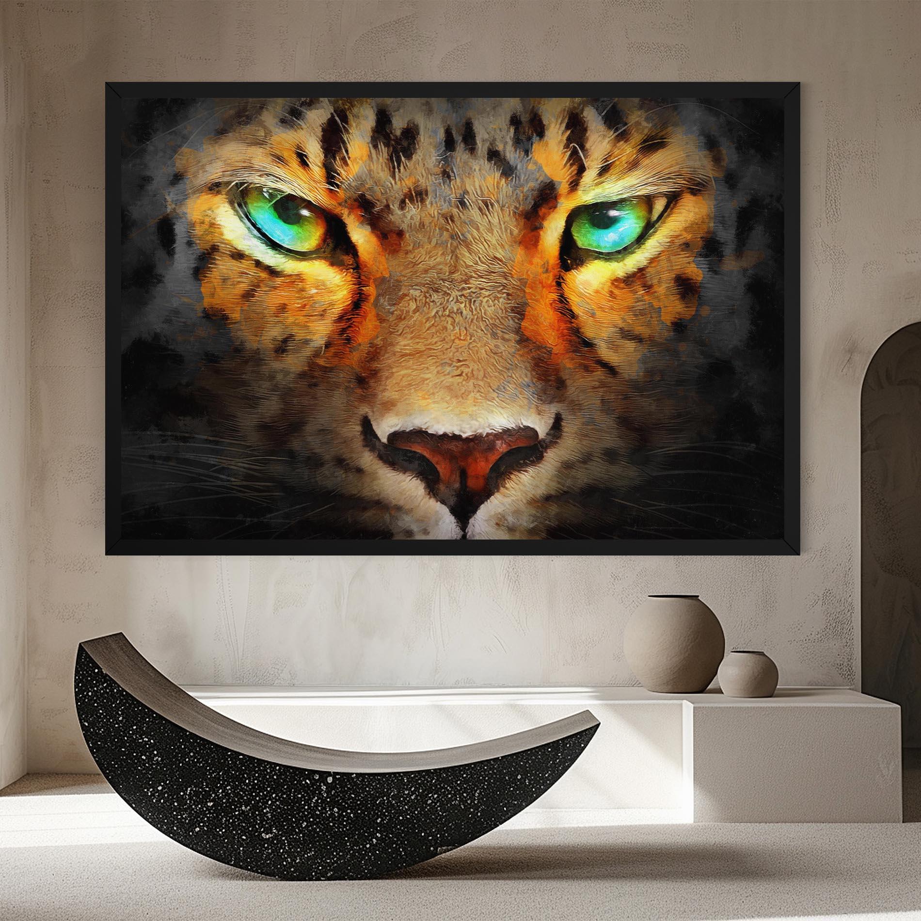 Tablou Canvas Tiger Eyes mockup 8
